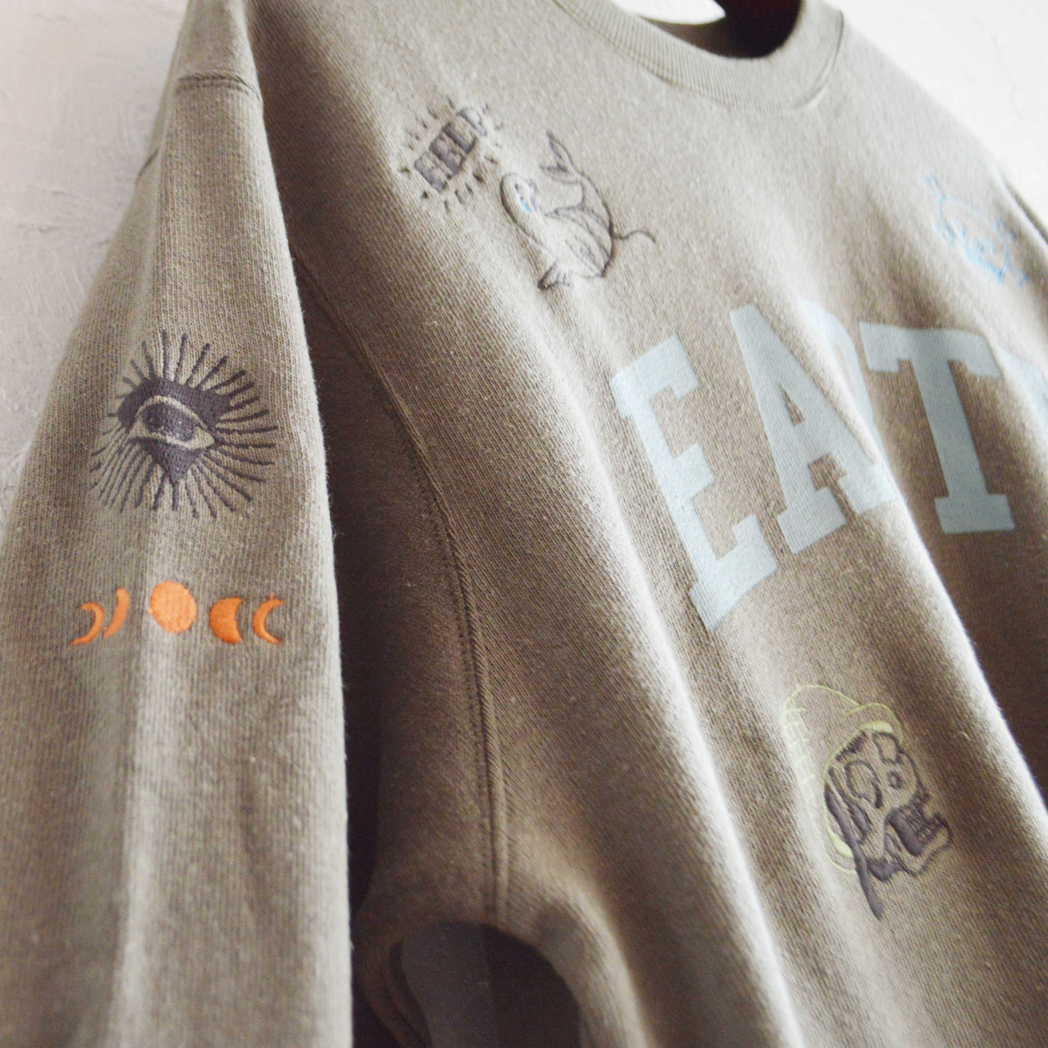 GOHEMP ゴーヘンプ / EARTH CREW SWEAT アースクルースウェット (OLIVE BRANCH オリーブブランチ)