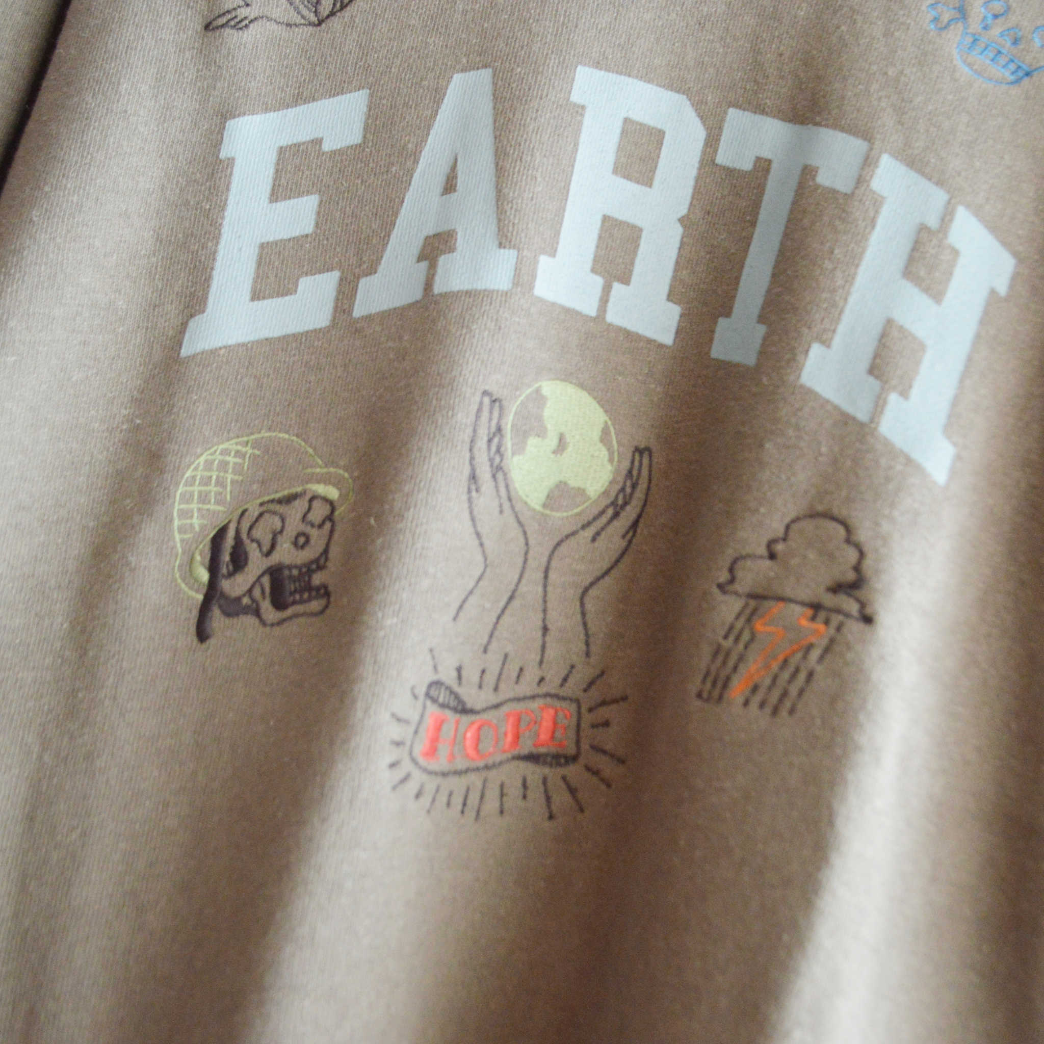GOHEMP ゴーヘンプ / EARTH CREW SWEAT アースクルースウェット (OLIVE BRANCH オリーブブランチ)