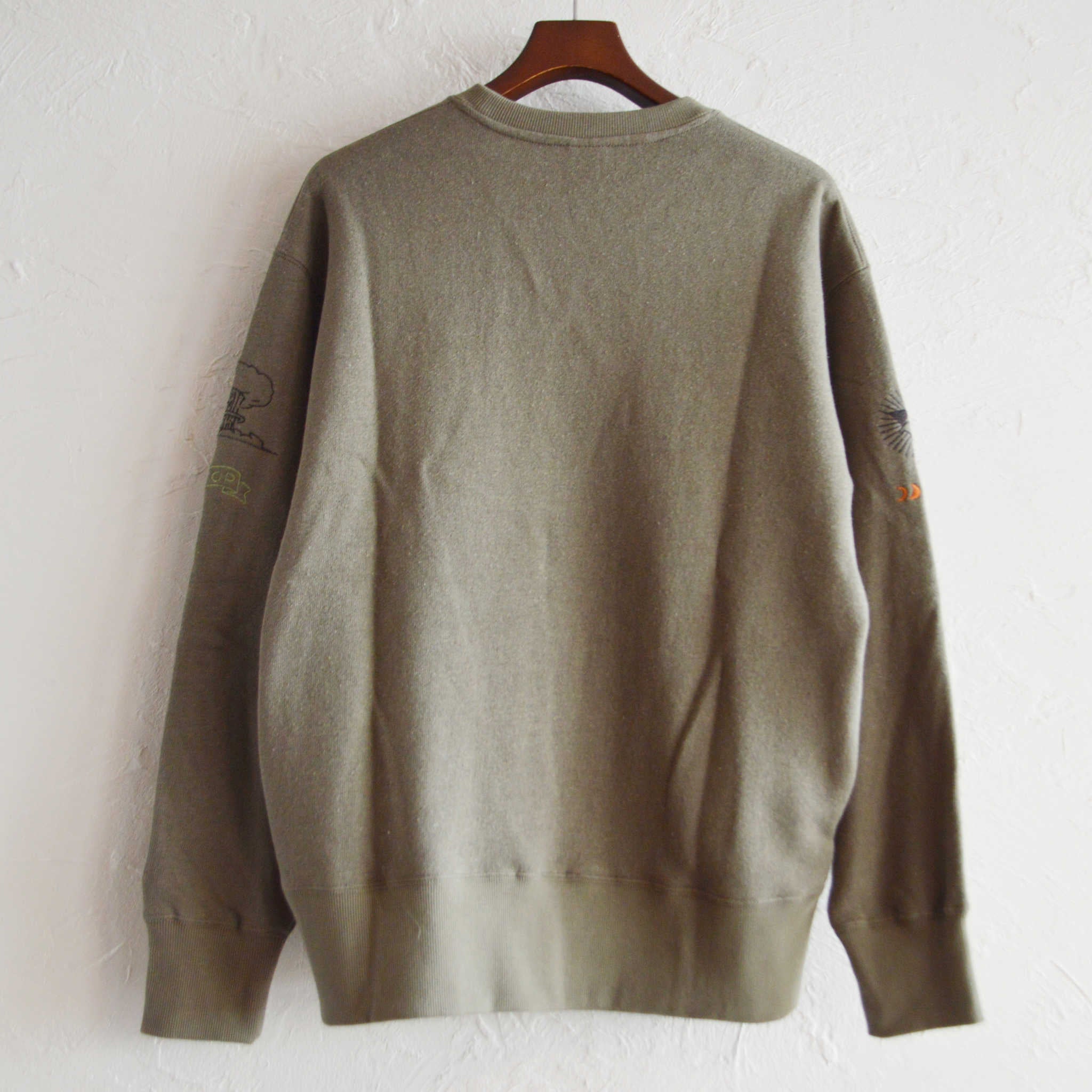 GOHEMP ゴーヘンプ / EARTH CREW SWEAT アースクルースウェット (OLIVE BRANCH オリーブブランチ)