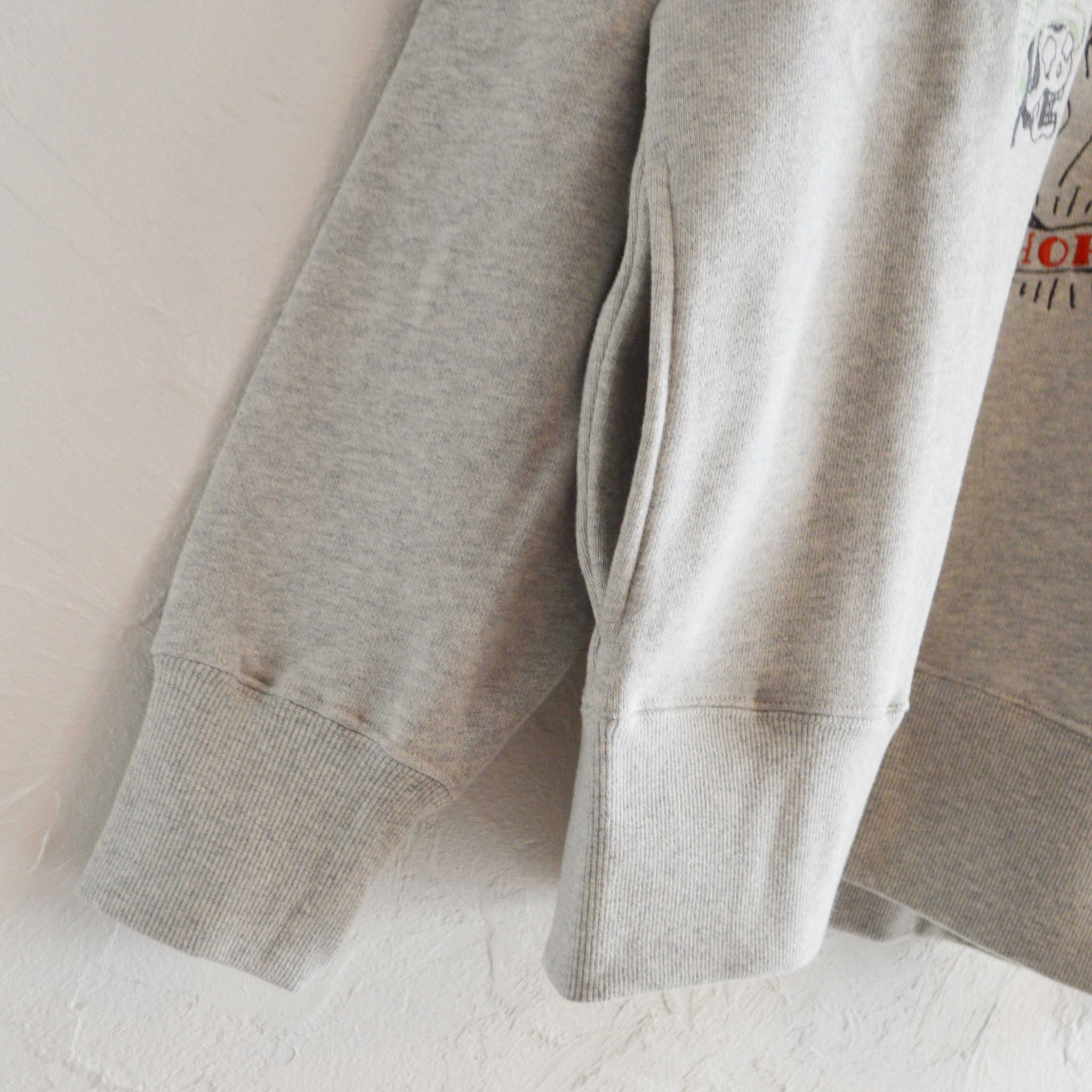 GOHEMP ゴーヘンプ / EARTH CREW SWEAT アースクルースウェット (ASH HEATHER アッシュヘザー)
