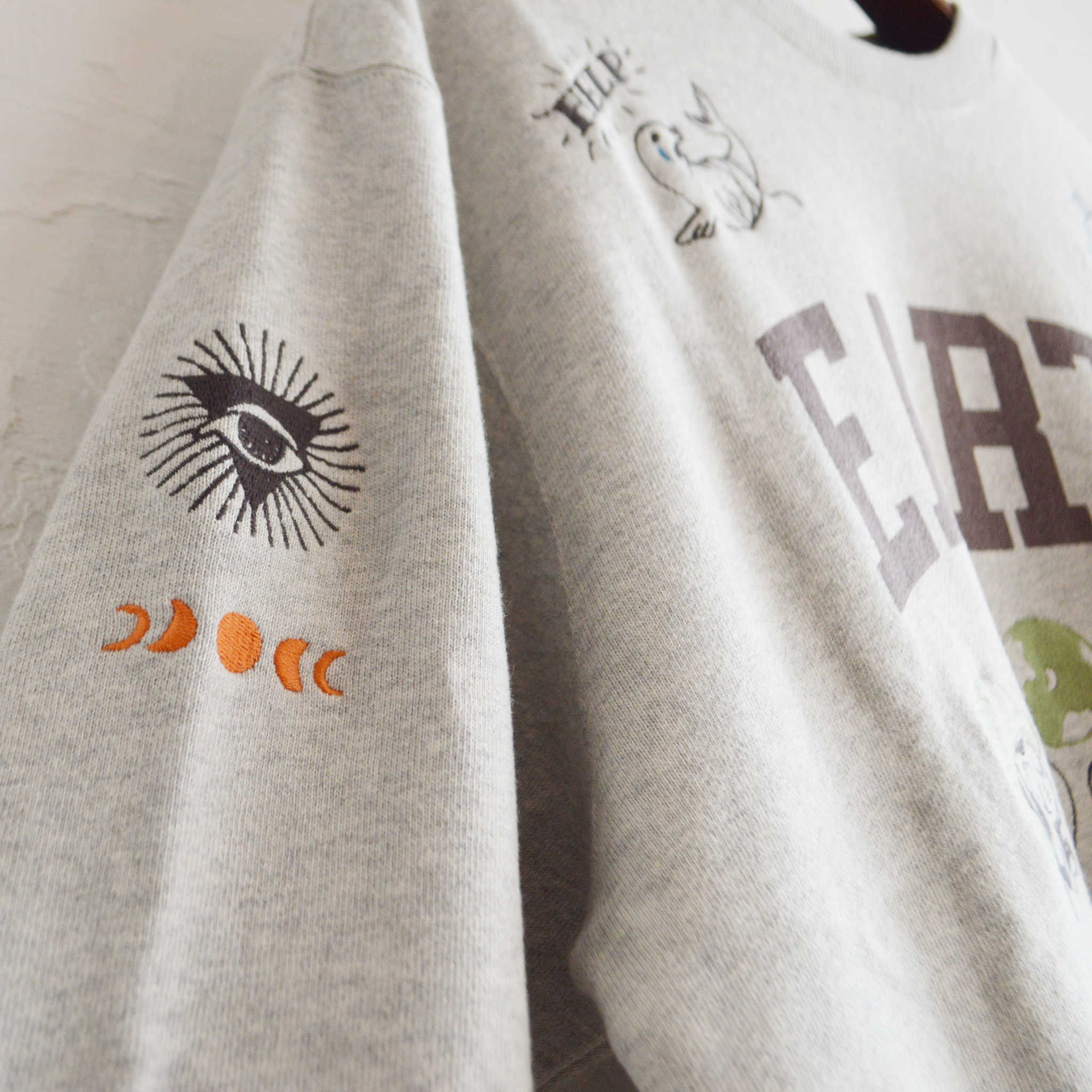 GOHEMP ゴーヘンプ / EARTH CREW SWEAT アースクルースウェット (ASH HEATHER アッシュヘザー)
