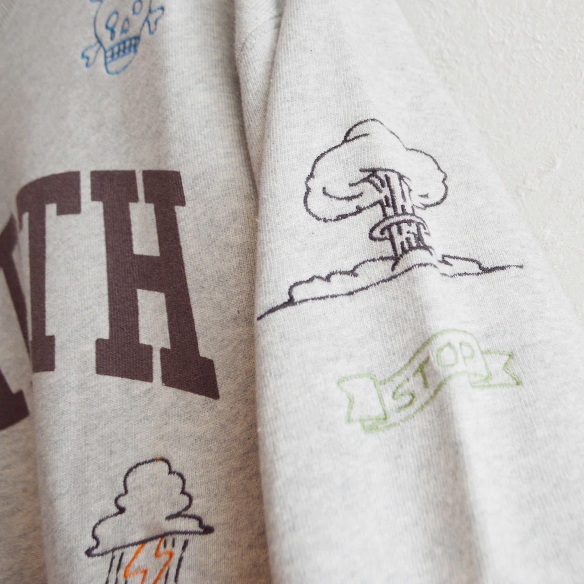 GOHEMP ゴーヘンプ / EARTH CREW SWEAT アースクルースウェット (ASH HEATHER アッシュヘザー)