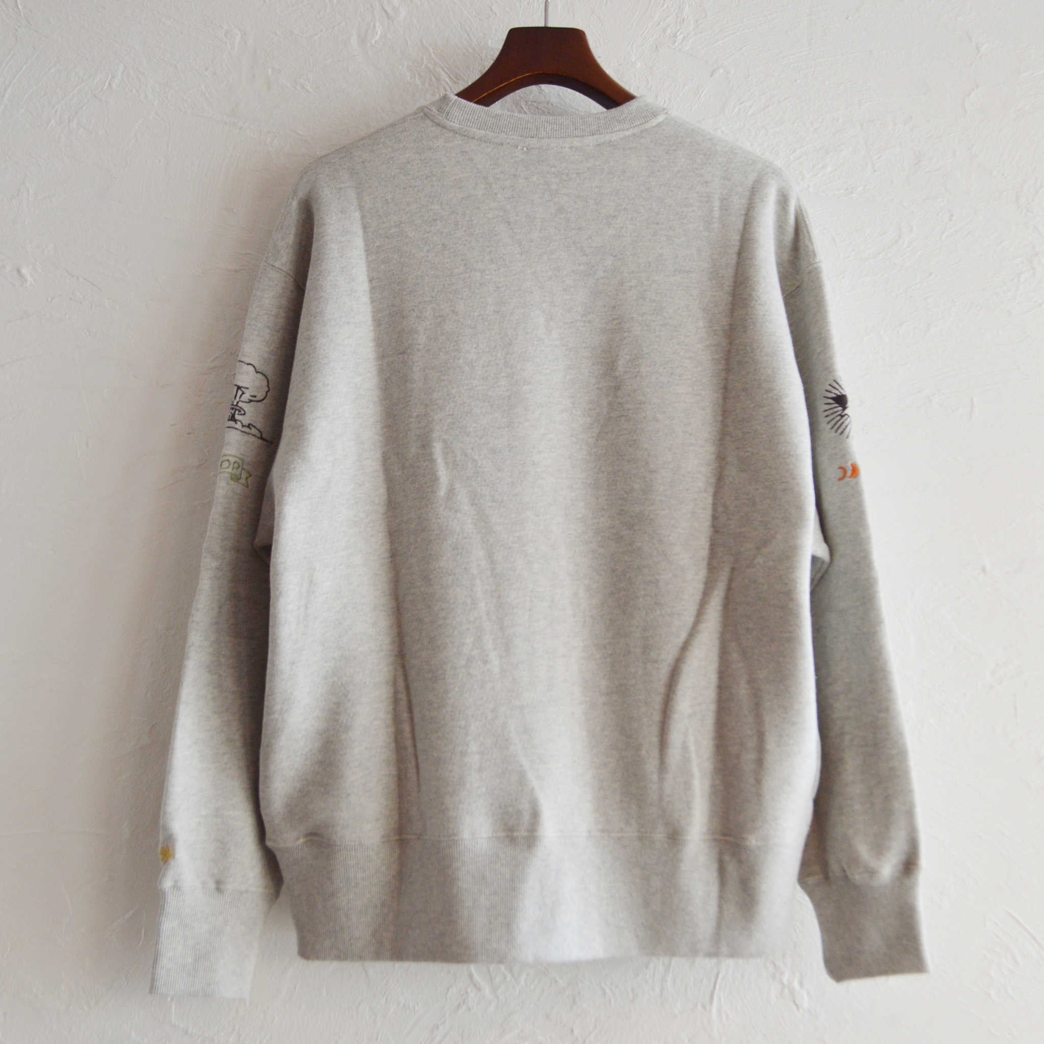 GOHEMP ゴーヘンプ / EARTH CREW SWEAT アースクルースウェット (ASH HEATHER アッシュヘザー)