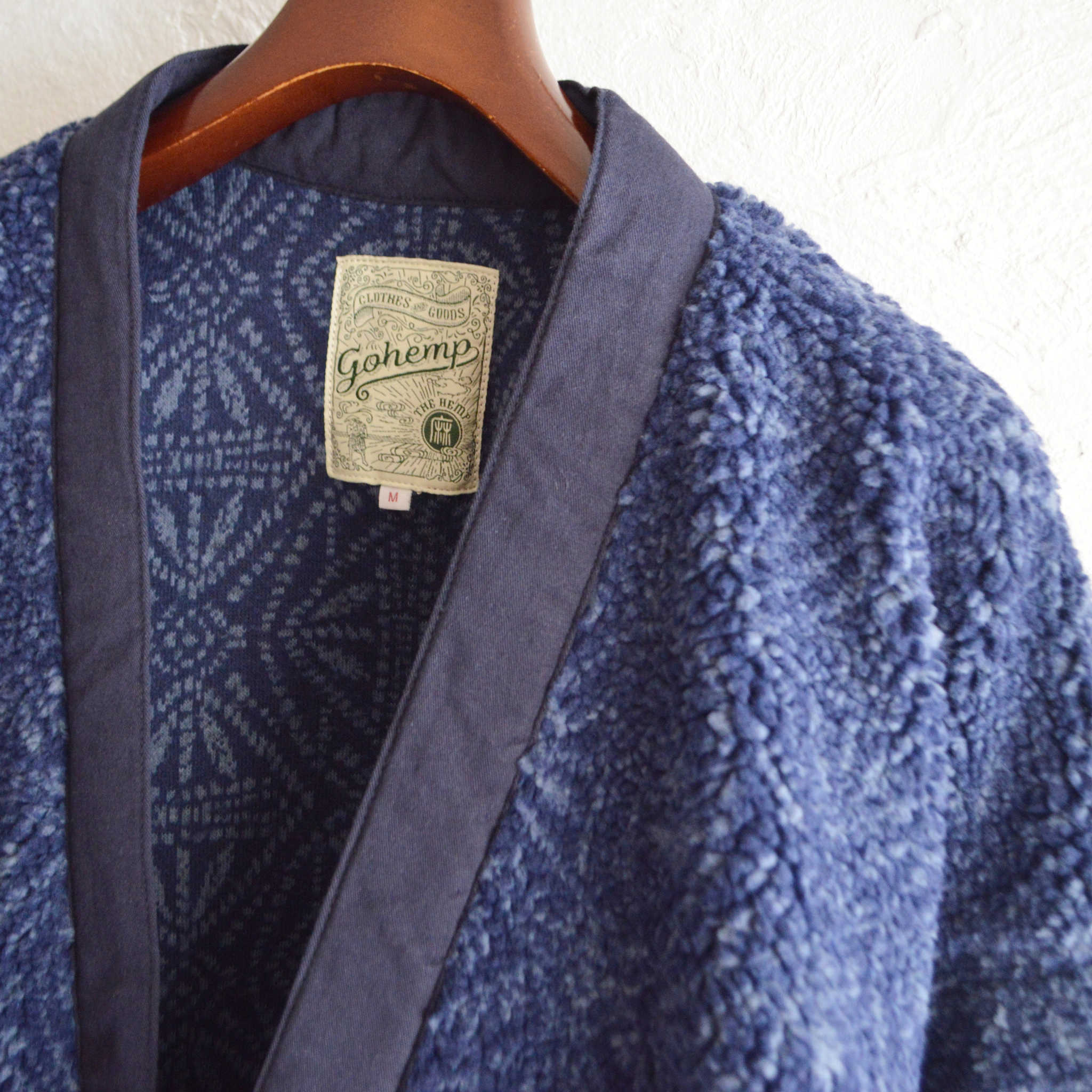 GOHEMP ゴーヘンプ / HAORI JACKET ハオリジャケット (NAVY ネイビー)