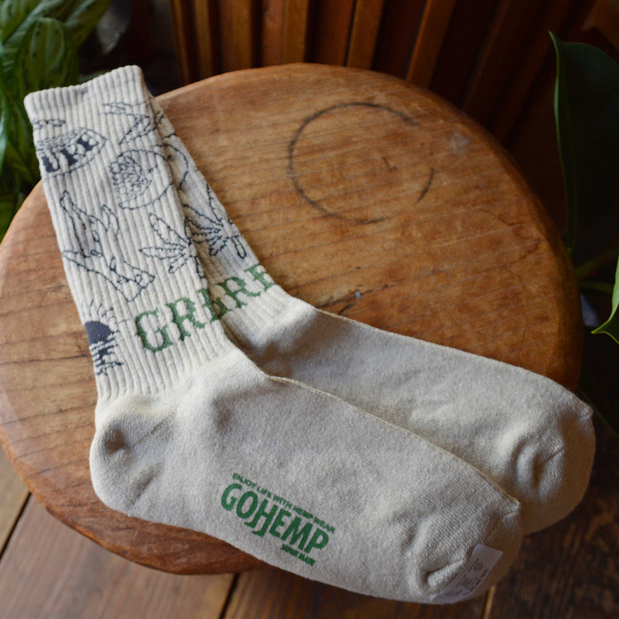 GOHEMP ゴーヘンプ / GREEN EARTH CREW SOCKS グリーンアースクルーソックス