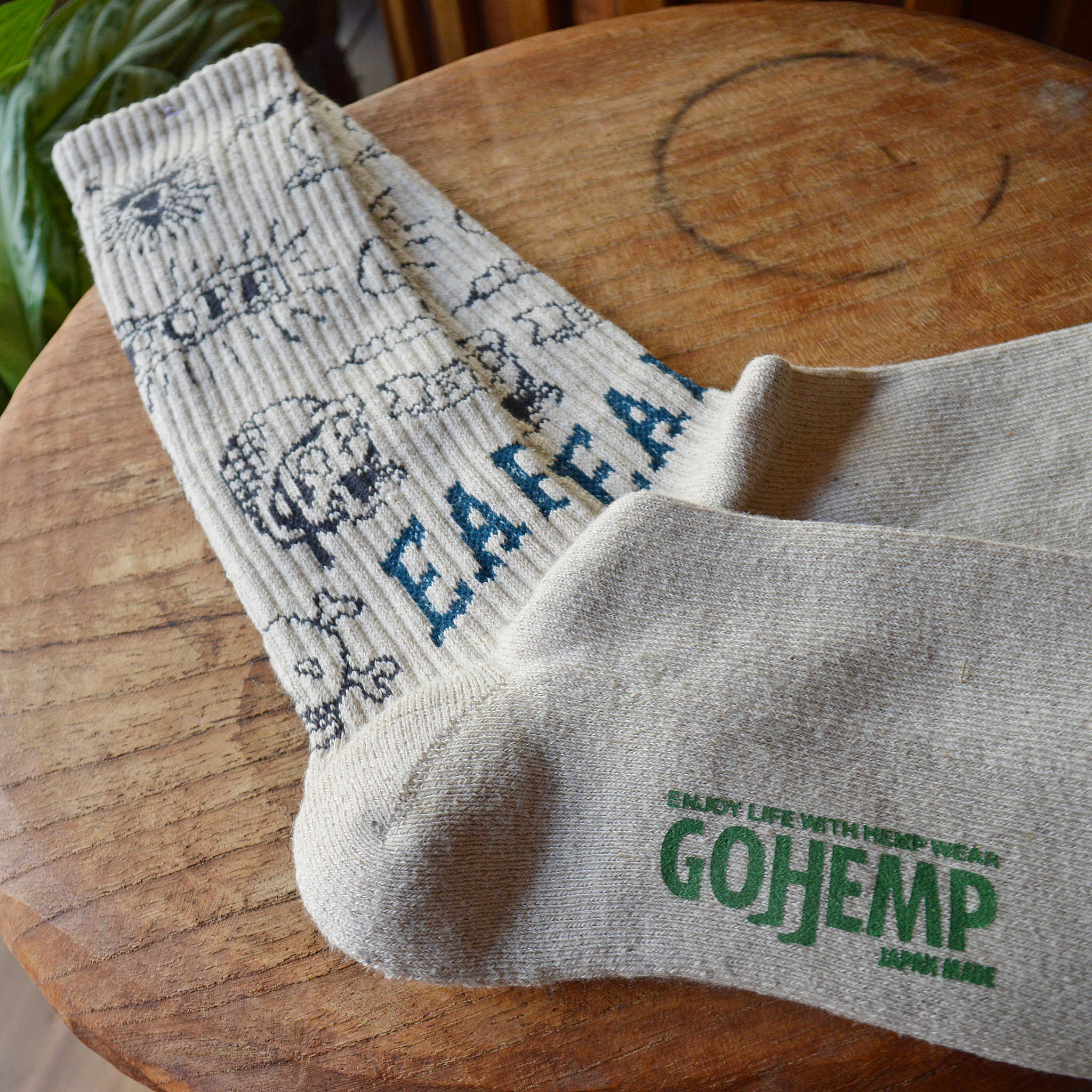 GOHEMP ゴーヘンプ / GREEN EARTH CREW SOCKS グリーンアースクルーソックス