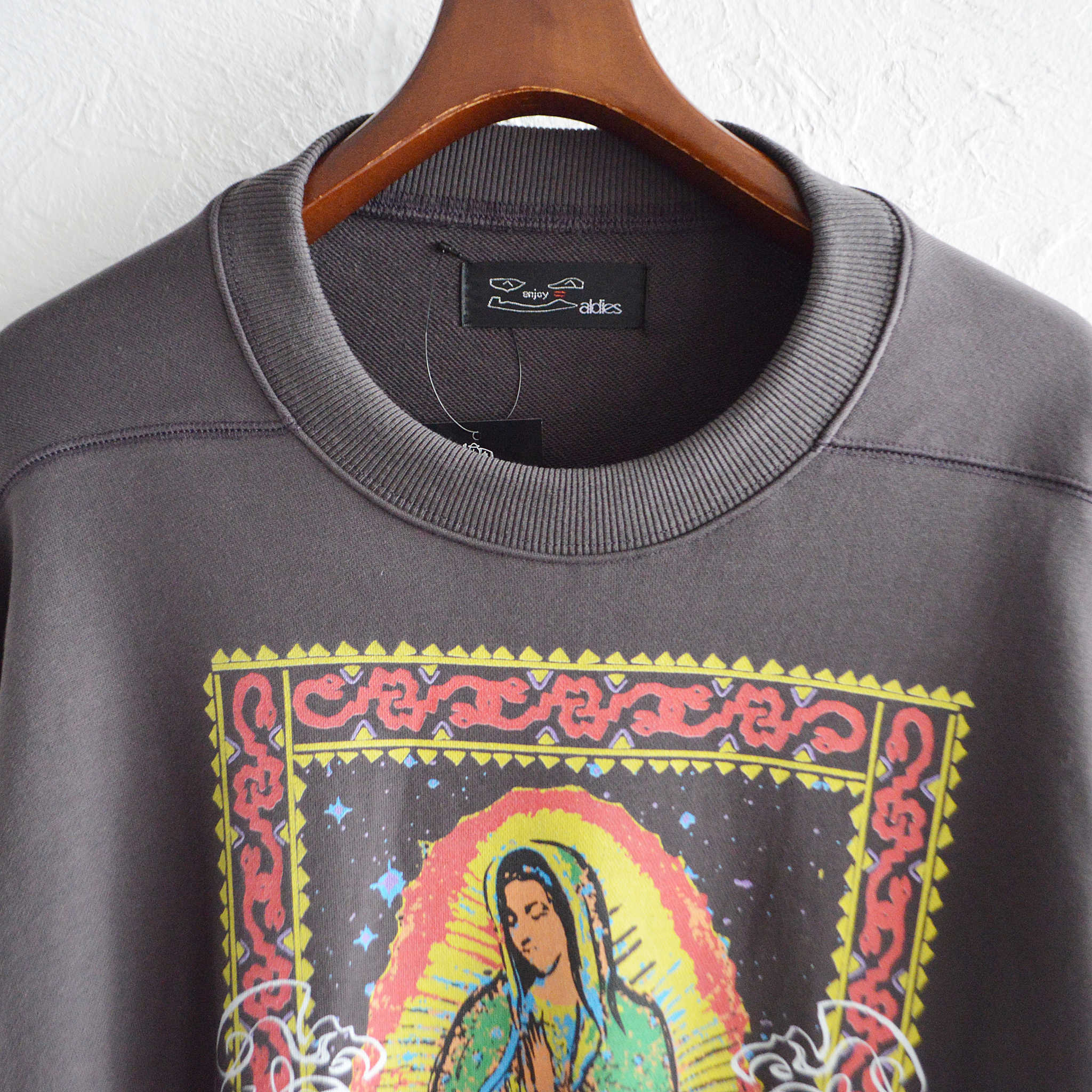 ALDIES アールディーズ / Rosary Funny Sweat ロザリーファニースウェット (CHARCOAL チャコール)