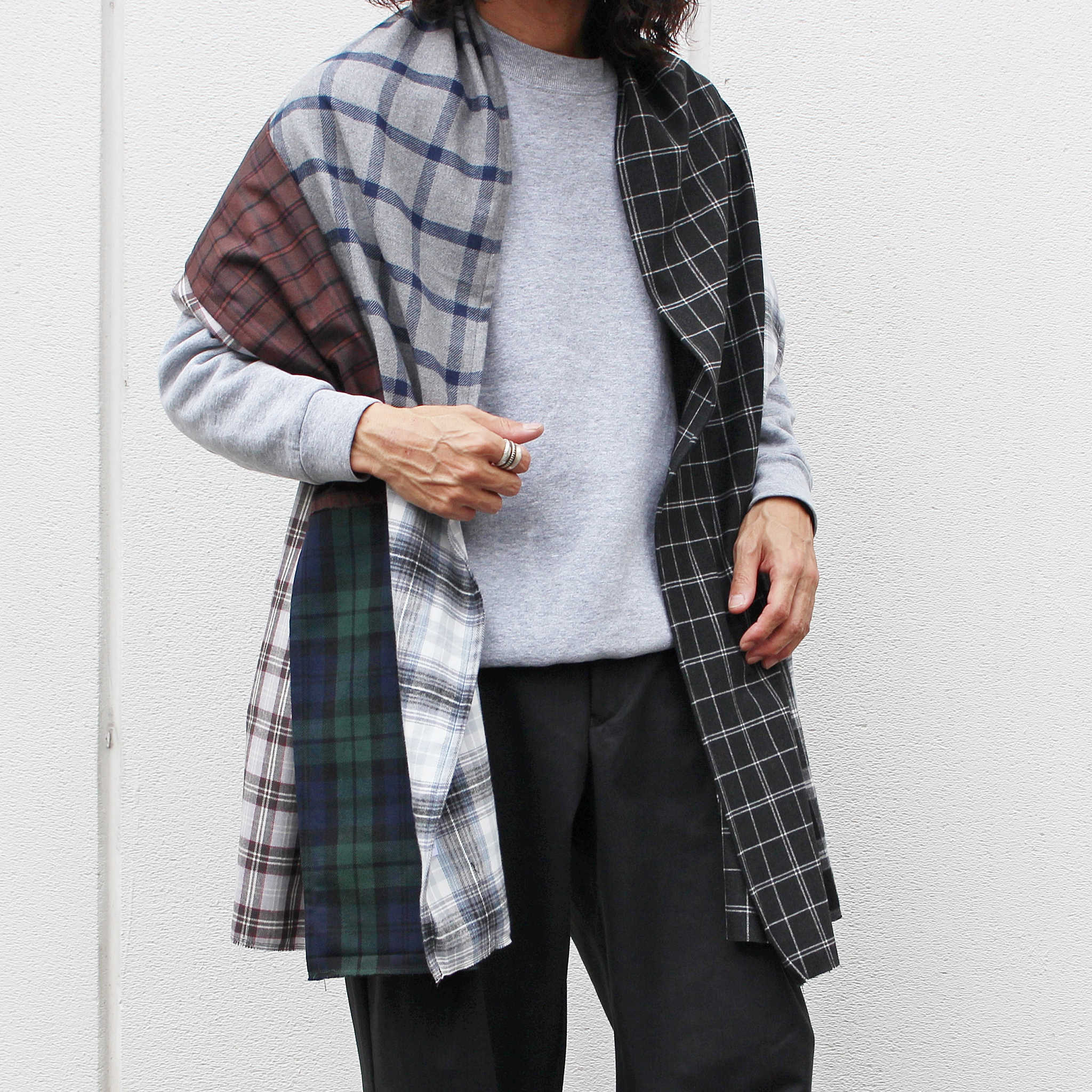 Nasngwam. ナスングワム / CONFRONT BIG STOLE コンフロントビッグストール (MULTI マルチ)