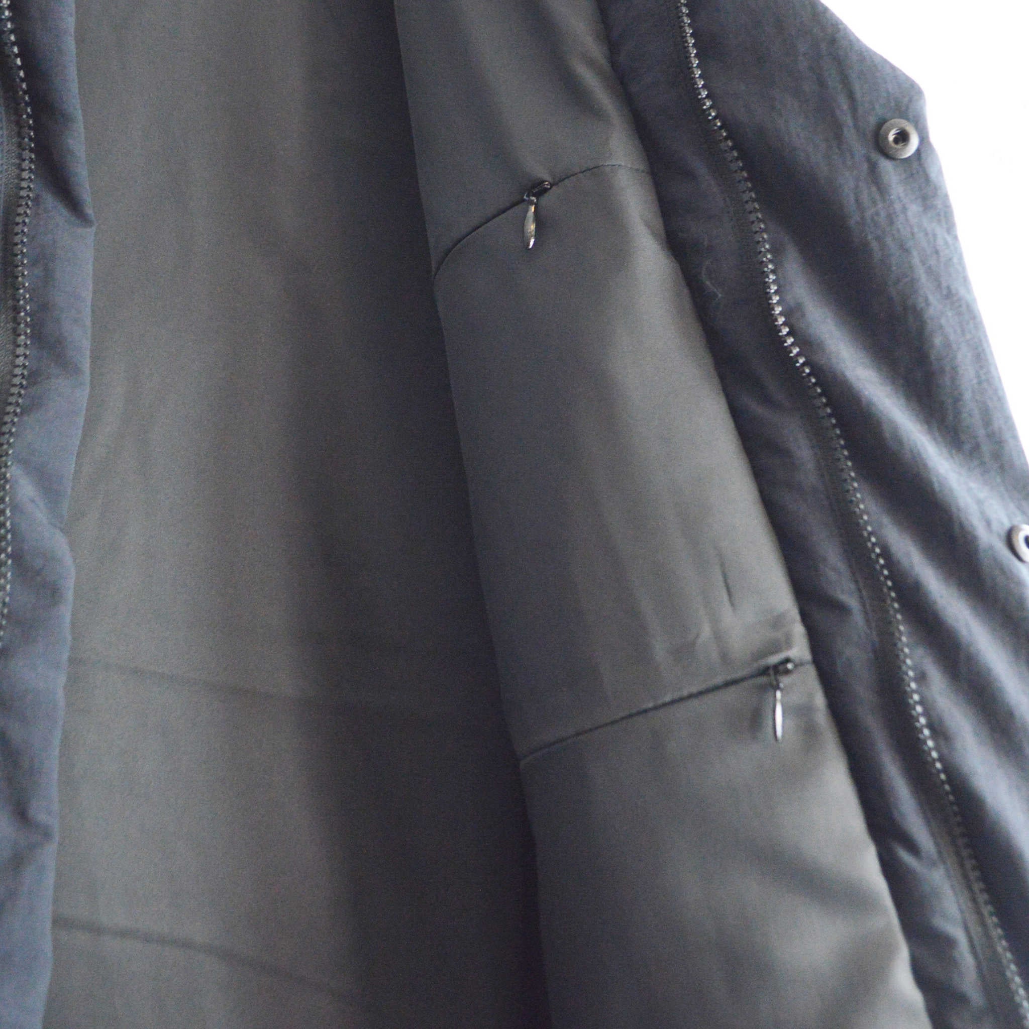 LAMOND ラモンド / LIGHT SHELL DOWN PARKA ライトシェルダウンパーカー (BLACK ブラック)