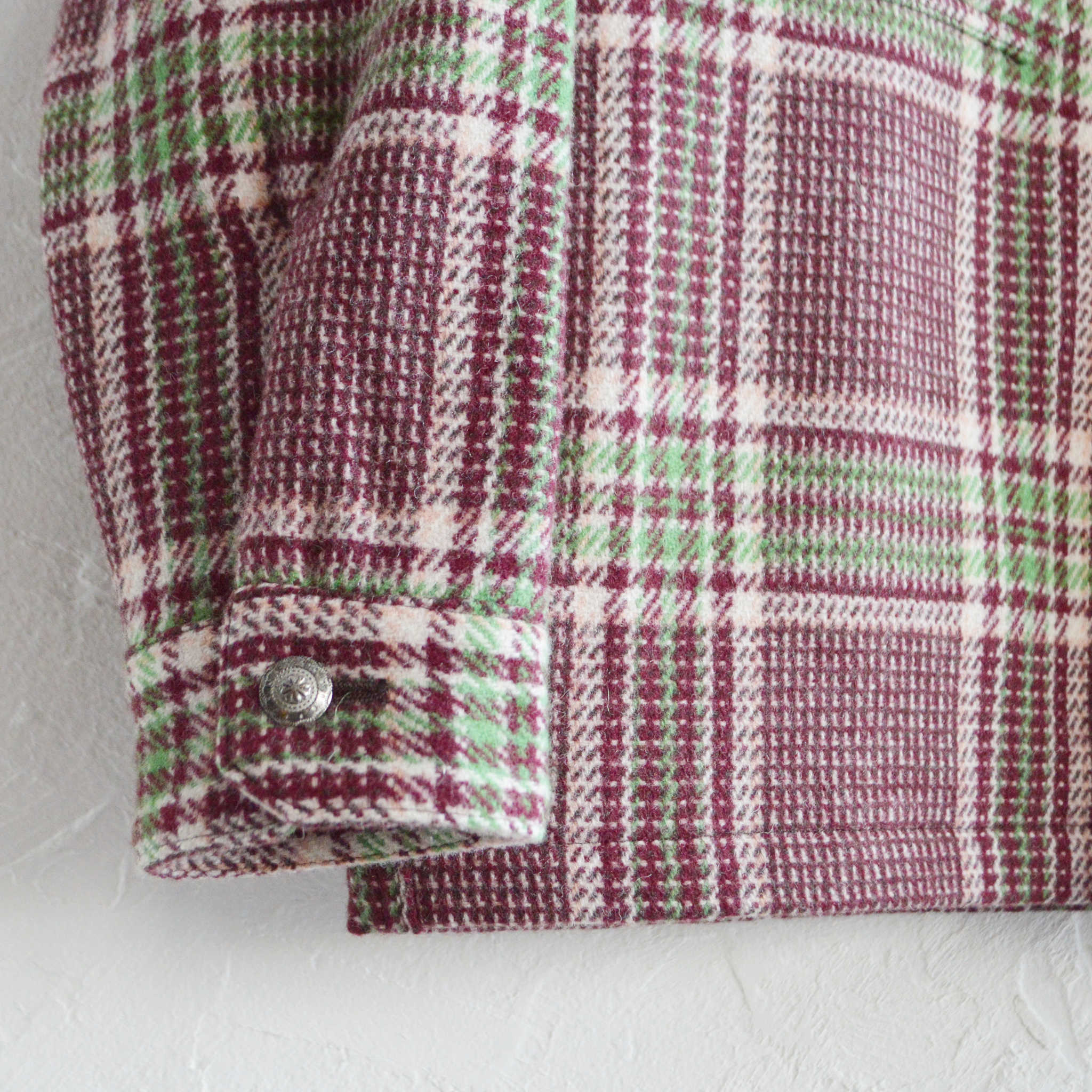 Nasngwam. ナスングワム / CHIEF JACKET チーフジャケット (BURGUNDY バーガンディー)