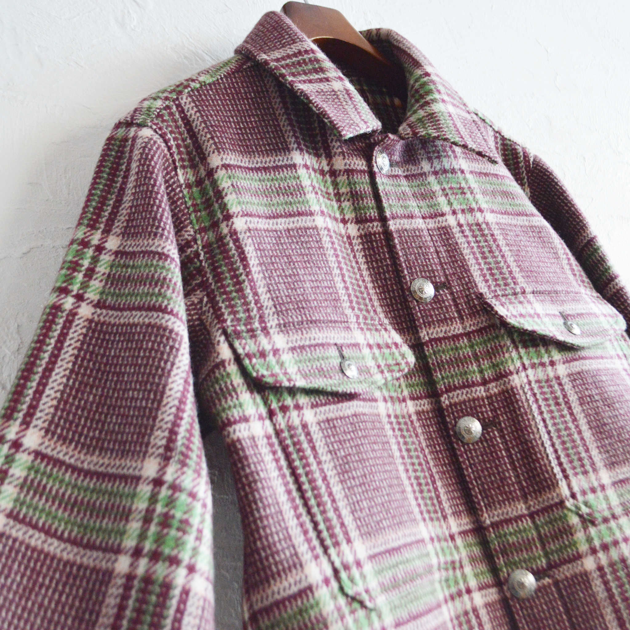 Nasngwam. ナスングワム / CHIEF JACKET チーフジャケット (BURGUNDY バーガンディー)