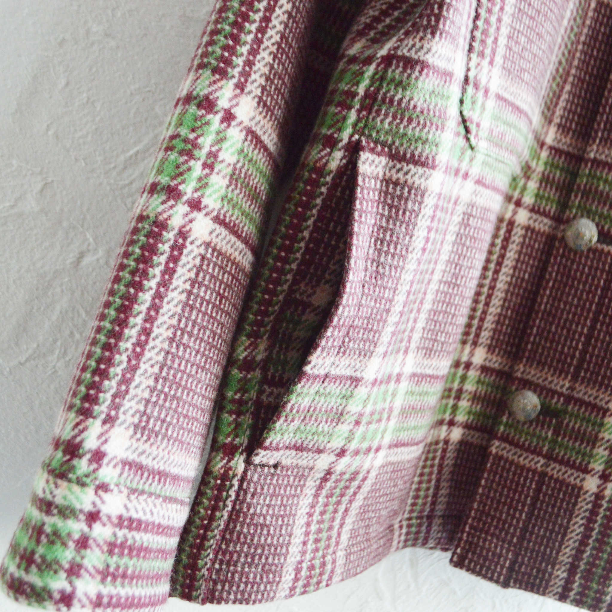 Nasngwam. ナスングワム / CHIEF JACKET チーフジャケット (BURGUNDY バーガンディー)