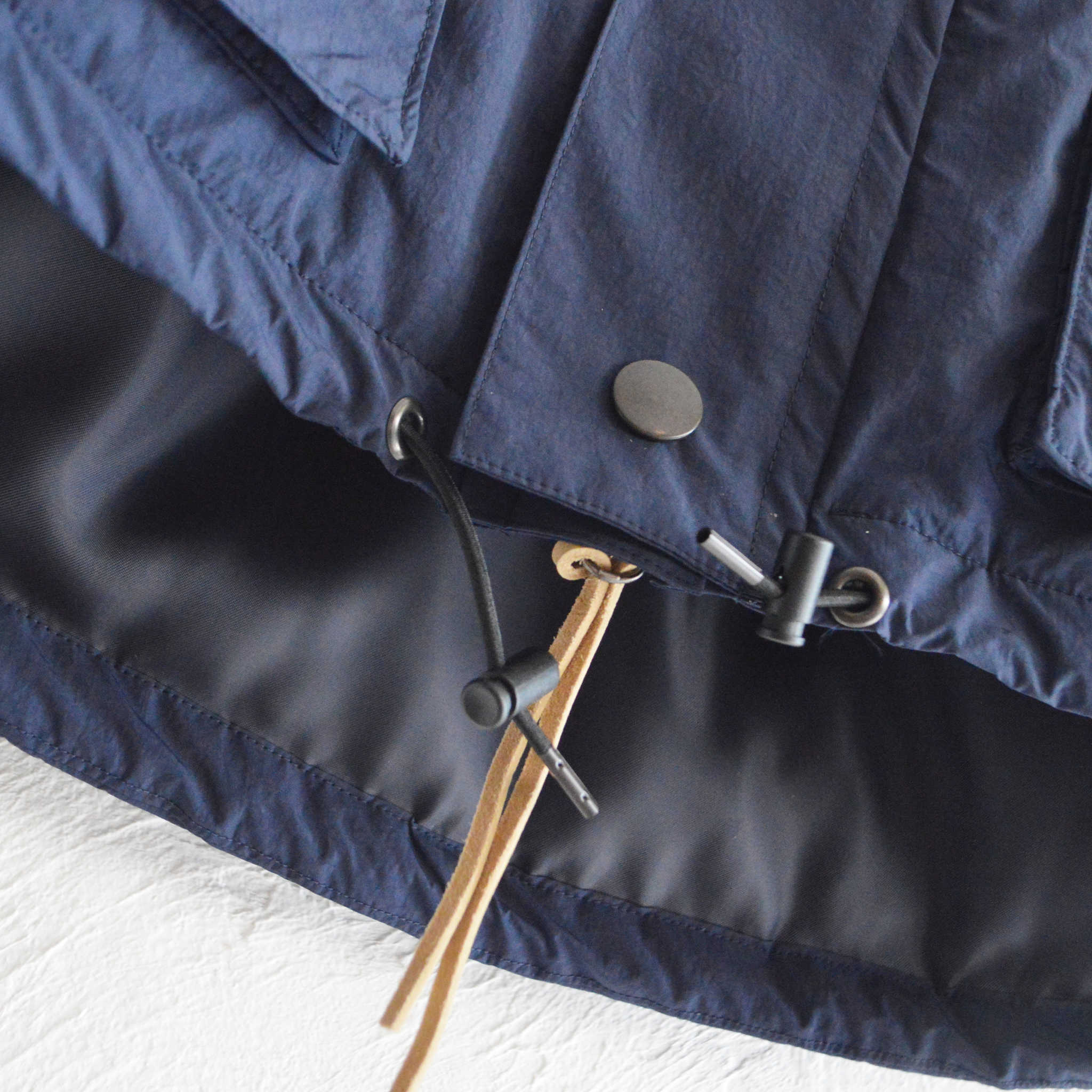 melple メイプル / Mounterey Classic Parka マウンテリークラシックパーカー (Recycle Nylon リサイクルナイロン / NAVY ネイビー)