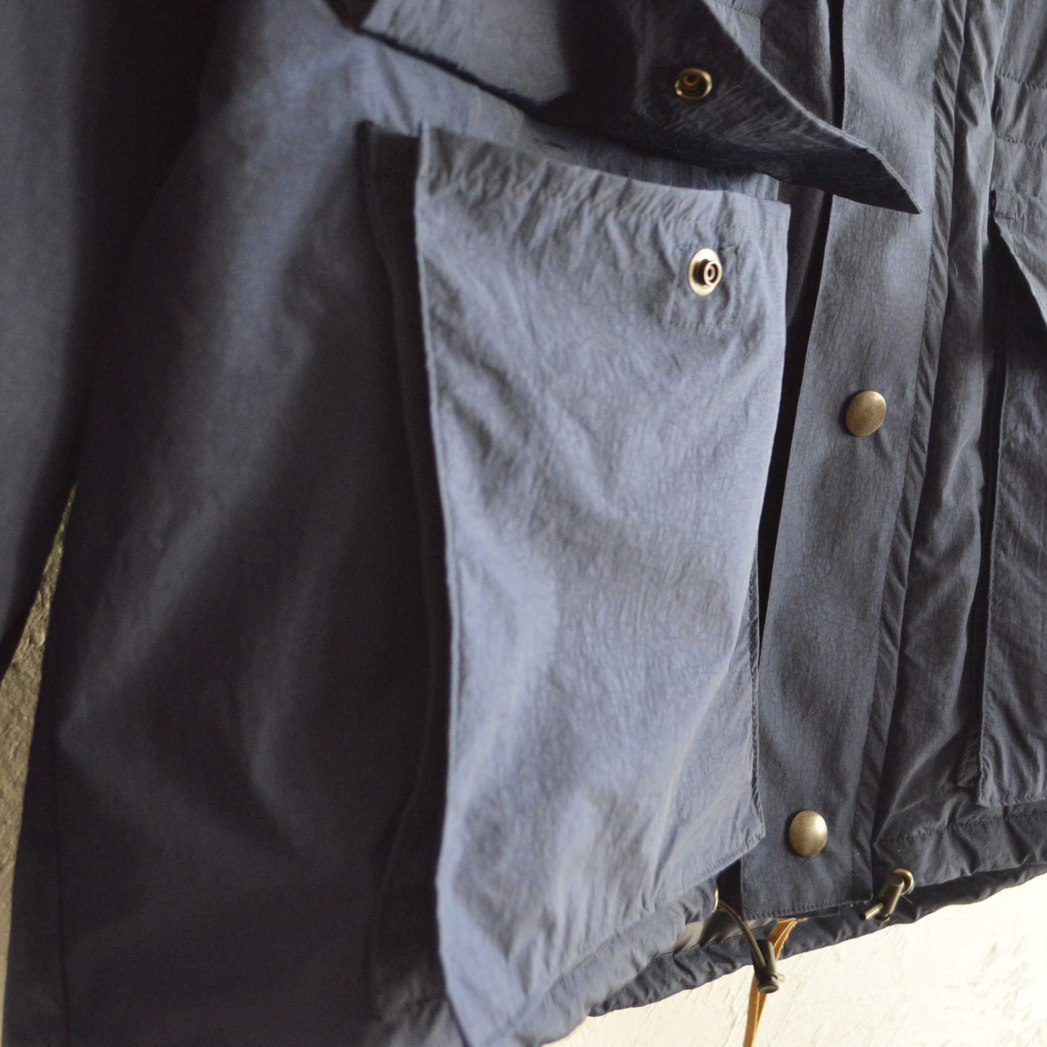 melple メイプル / Mounterey Classic Parka マウンテリークラシックパーカー (Recycle Nylon リサイクルナイロン / NAVY ネイビー)