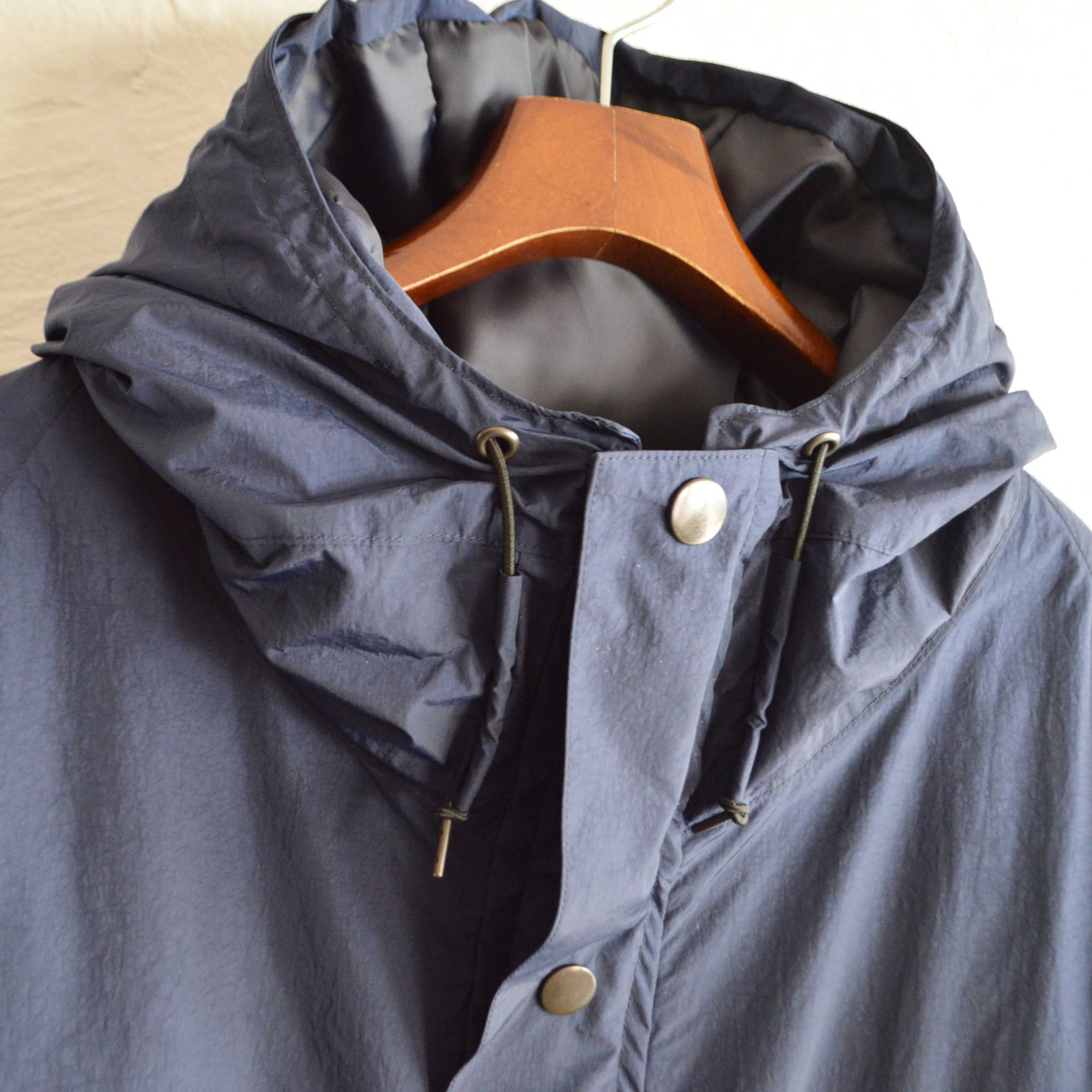 melple メイプル / Mounterey Classic Parka マウンテリークラシックパーカー (Recycle Nylon リサイクルナイロン / NAVY ネイビー)