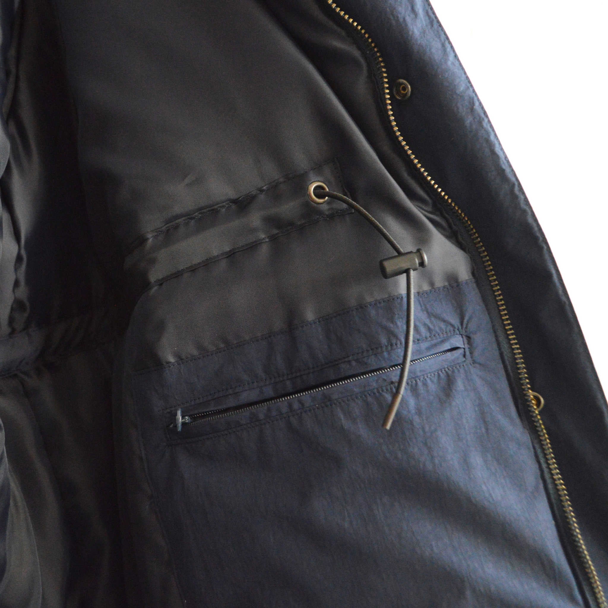 melple メイプル / Mounterey Classic Parka マウンテリークラシックパーカー (Recycle Nylon リサイクルナイロン / NAVY ネイビー)
