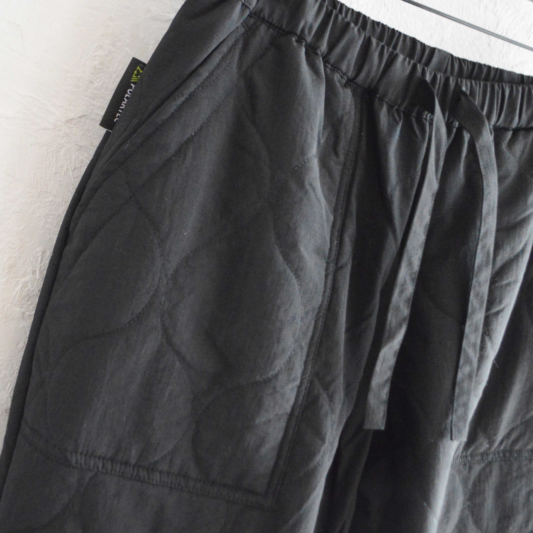 AXESQUIN アクシーズクイーン / QUILTED FATIGUE PANTS 2.0 キルティングファティーグパンツ (BLACK ブラック)