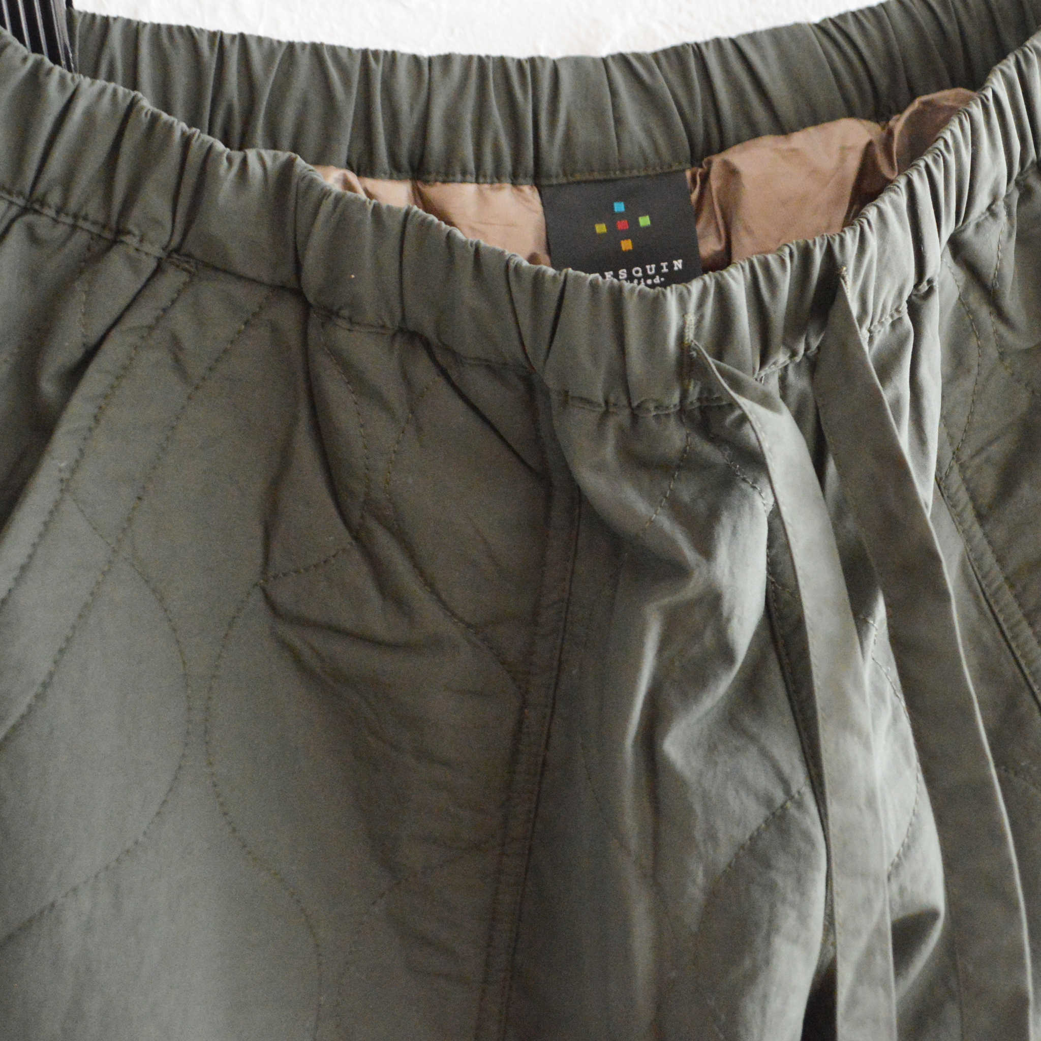 AXESQUIN アクシーズクイーン / QUILTED FATIGUE PANTS 2.0 キルティングファティーグパンツ (CONIFER コニファー)