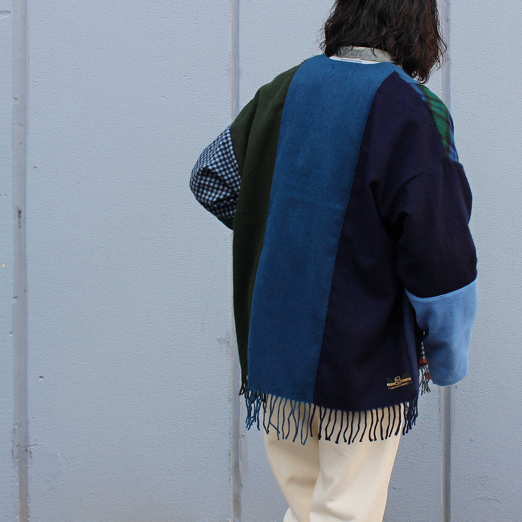Nasngwam. ナスングワム / EDGE CARDIGAN エッジカーディガン (NAVY ネイビー)