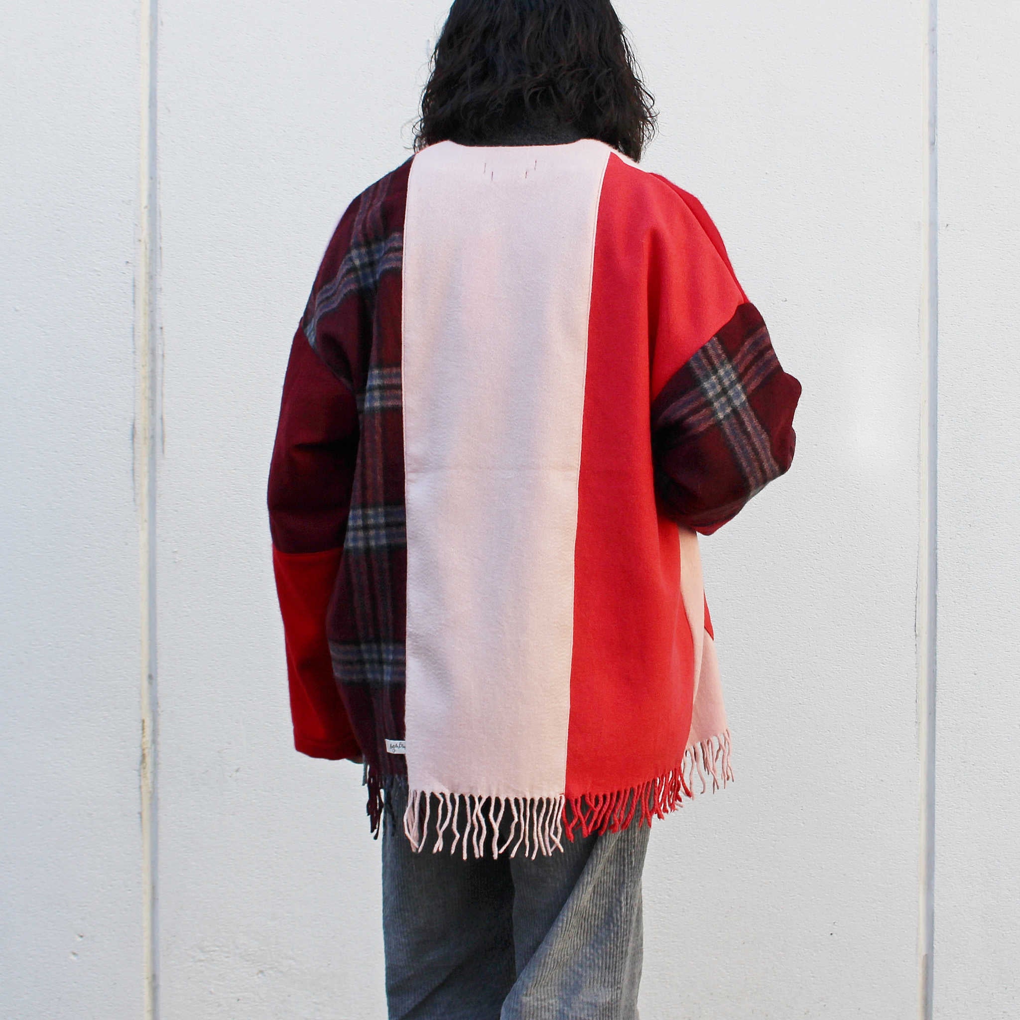 Nasngwam. ナスングワム / EDGE CARDIGAN エッジカーディガン (RED レッド)