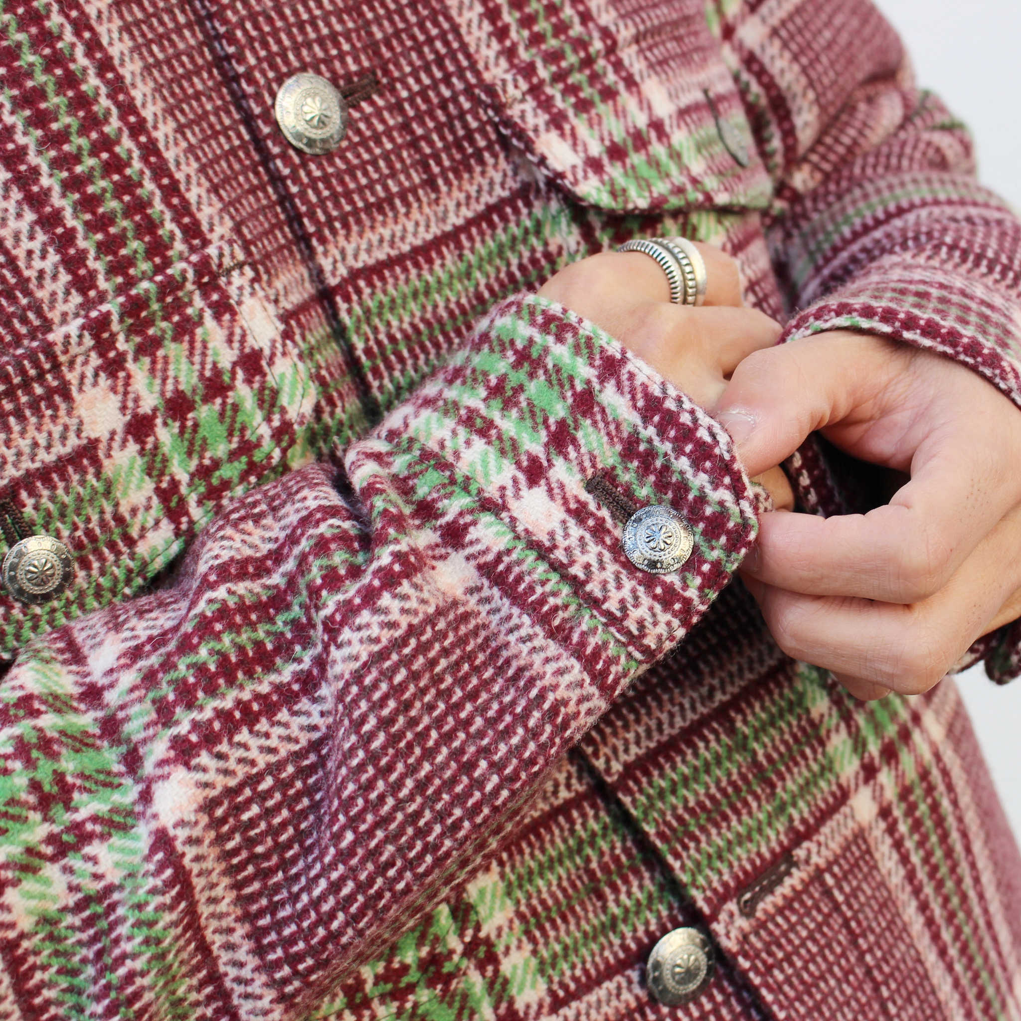 Nasngwam. ナスングワム / CHIEF JACKET チーフジャケット (BURGUNDY バーガンディー)