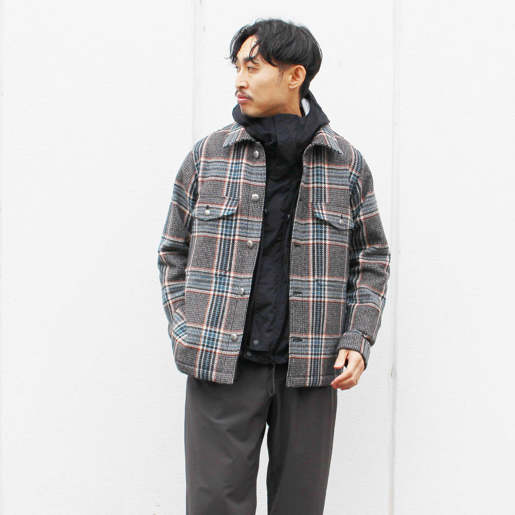 Nasngwam. ナスングワム / CHIEF JACKET チーフジャケット (BLACK ブラック)