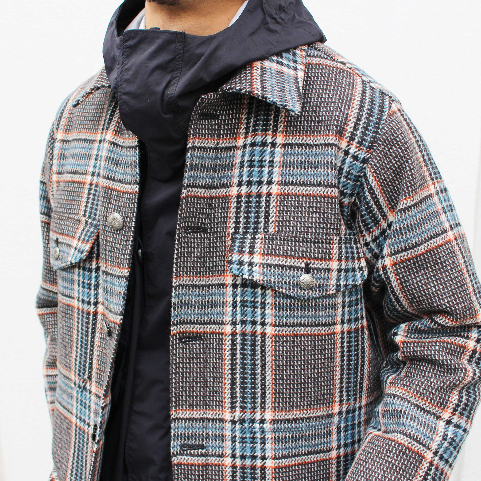 Nasngwam. ナスングワム / CHIEF JACKET チーフジャケット (BLACK ブラック)