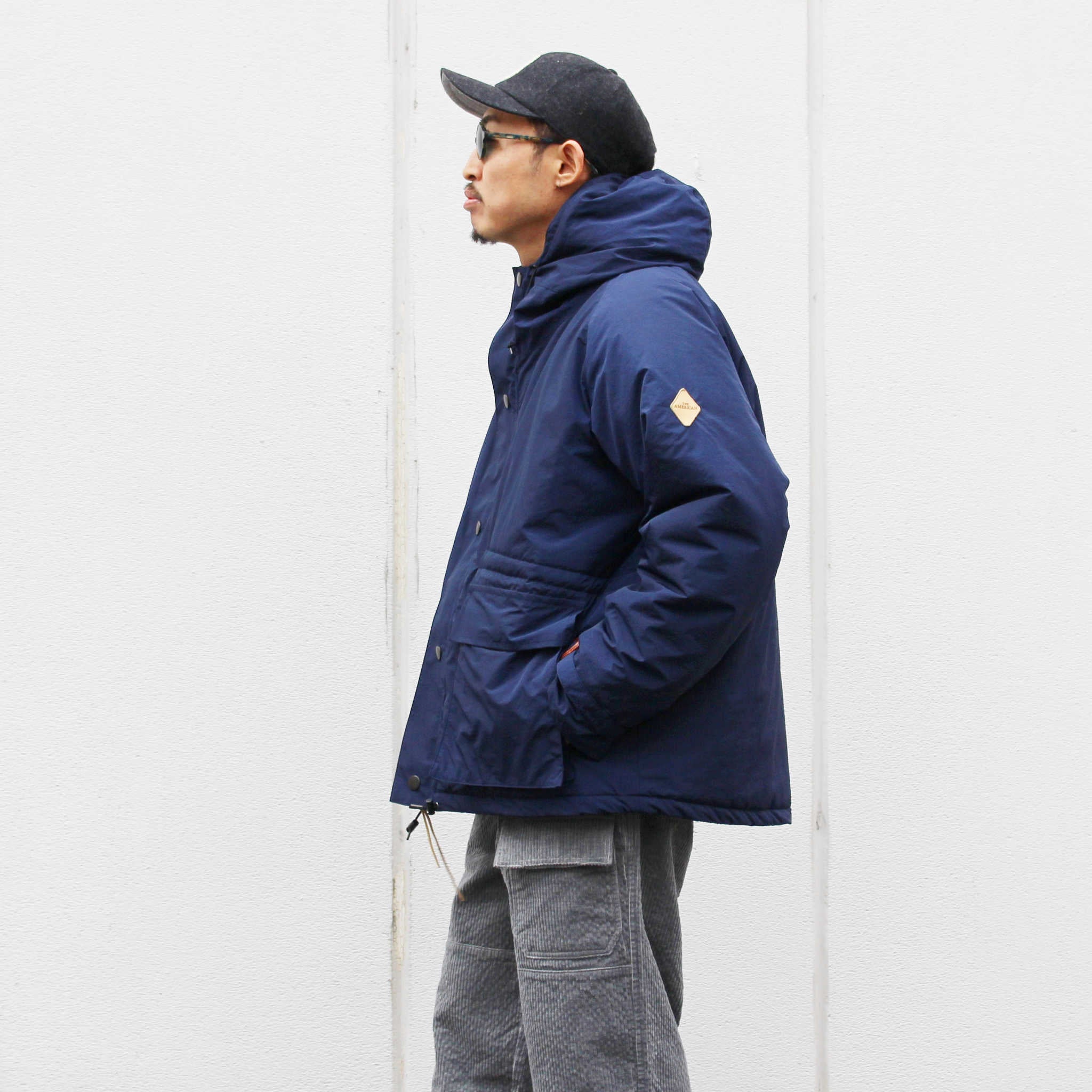 melple メイプル / Mounterey Classic Parka マウンテリークラシックパーカー (Recycle Nylon リサイクルナイロン / NAVY ネイビー)