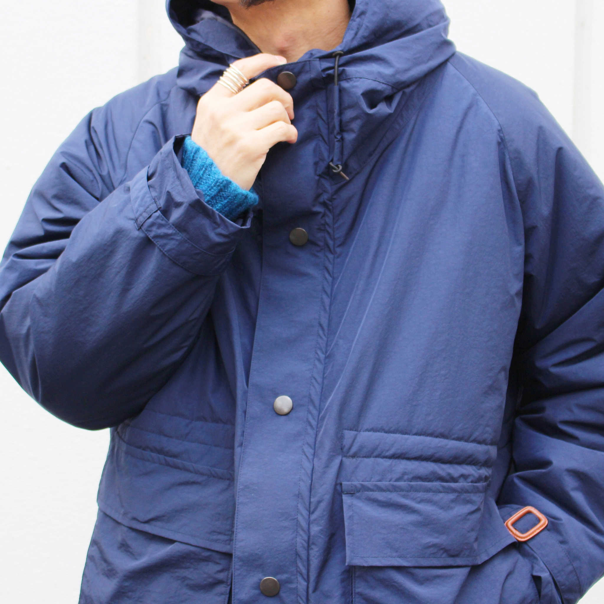 melple メイプル / Mounterey Classic Parka マウンテリークラシックパーカー (Recycle Nylon リサイクルナイロン / NAVY ネイビー)