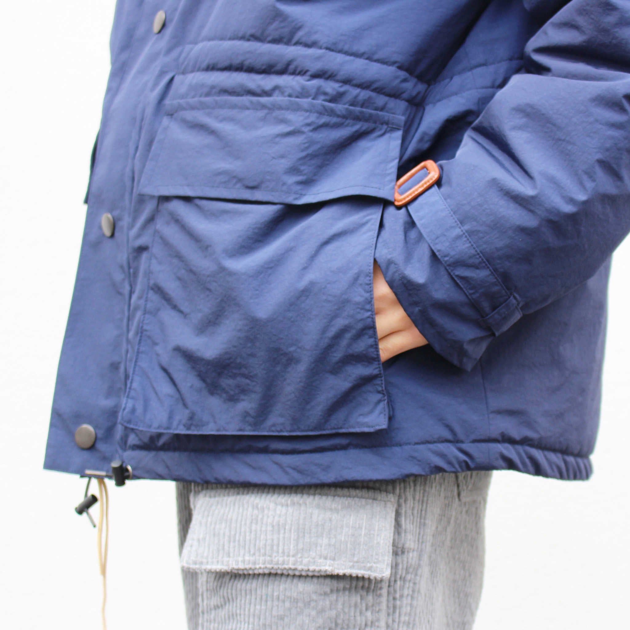melple メイプル / Mounterey Classic Parka マウンテリークラシックパーカー (Recycle Nylon リサイクルナイロン / NAVY ネイビー)