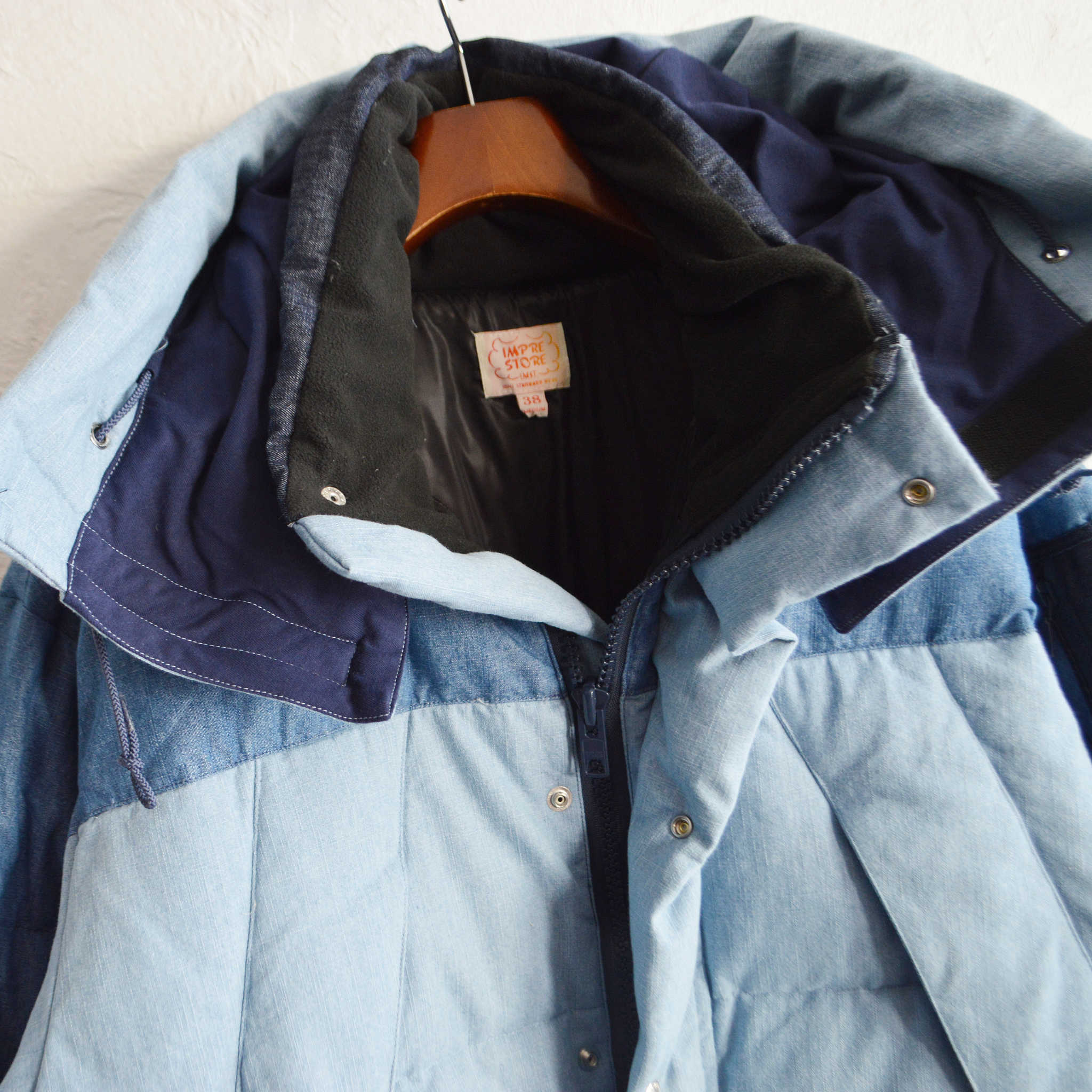 IMPRESTORE インプレストア / Shelly | denim down jacket デニムダウンジャケット (Denim color scheme デニムカラースキーム)