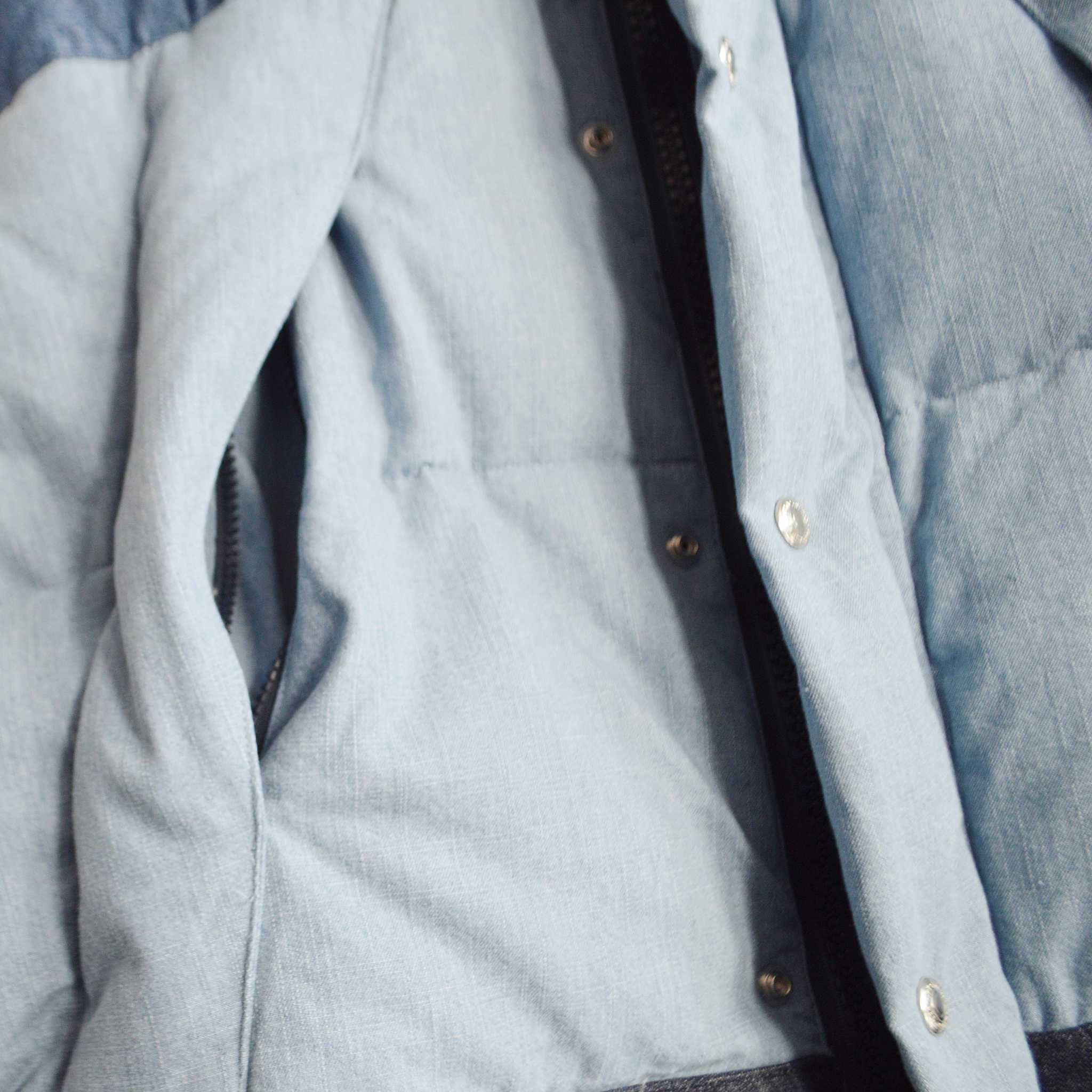 IMPRESTORE インプレストア / Shelly | denim down jacket デニムダウンジャケット (Denim color scheme デニムカラースキーム)