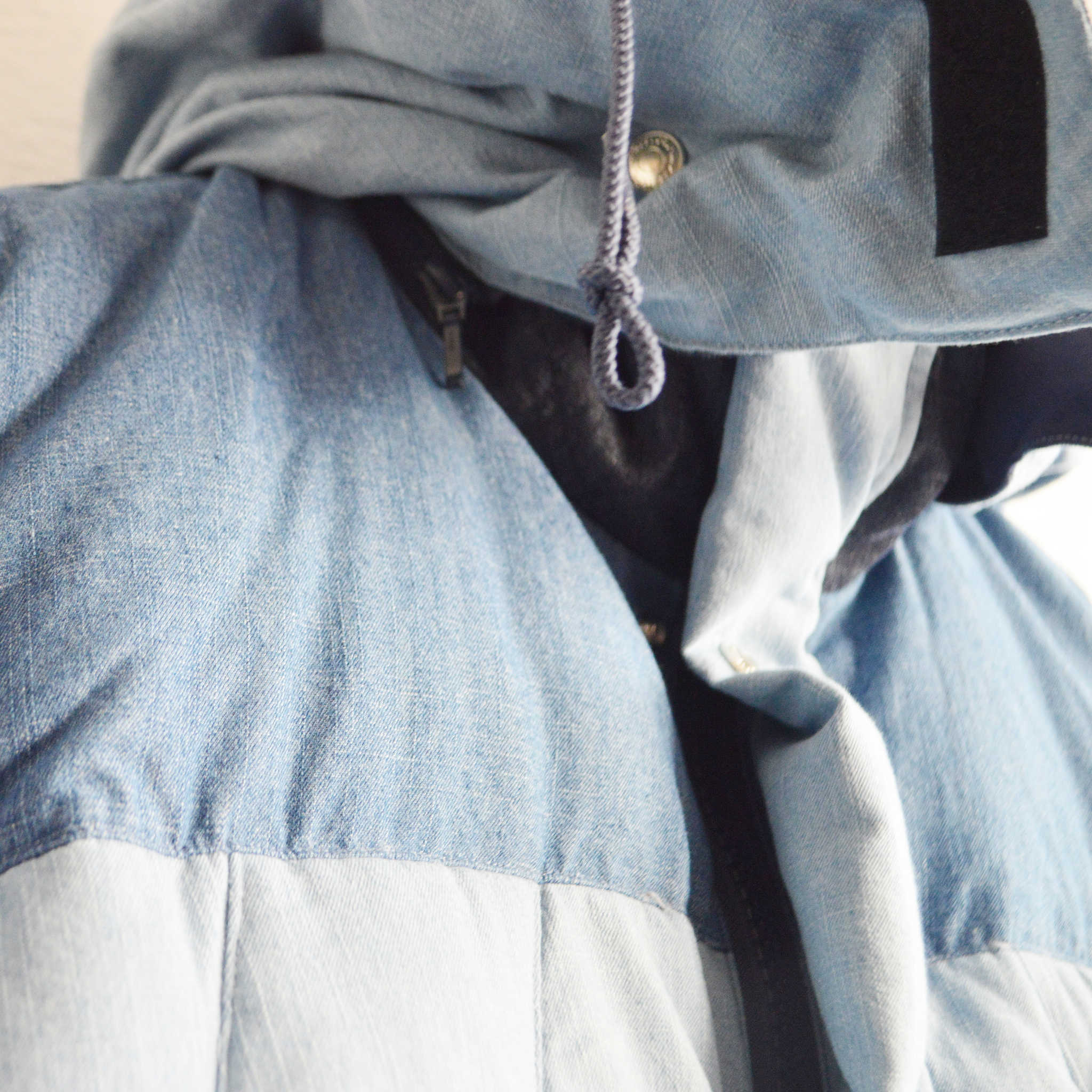 IMPRESTORE インプレストア / Shelly | denim down jacket デニムダウンジャケット (Denim color scheme デニムカラースキーム)