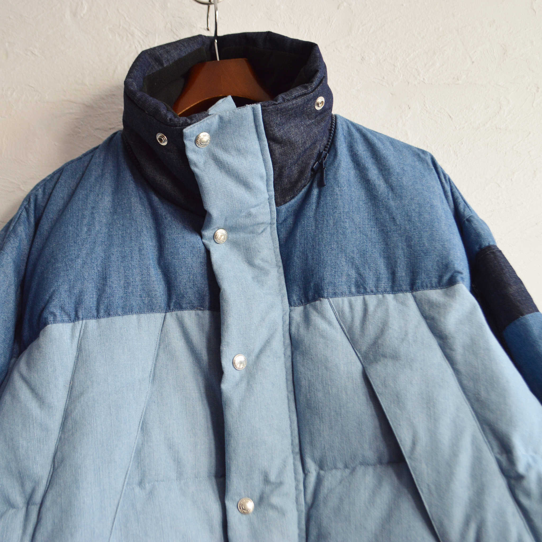 IMPRESTORE インプレストア / Shelly | denim down jacket デニムダウンジャケット (Denim color scheme デニムカラースキーム)