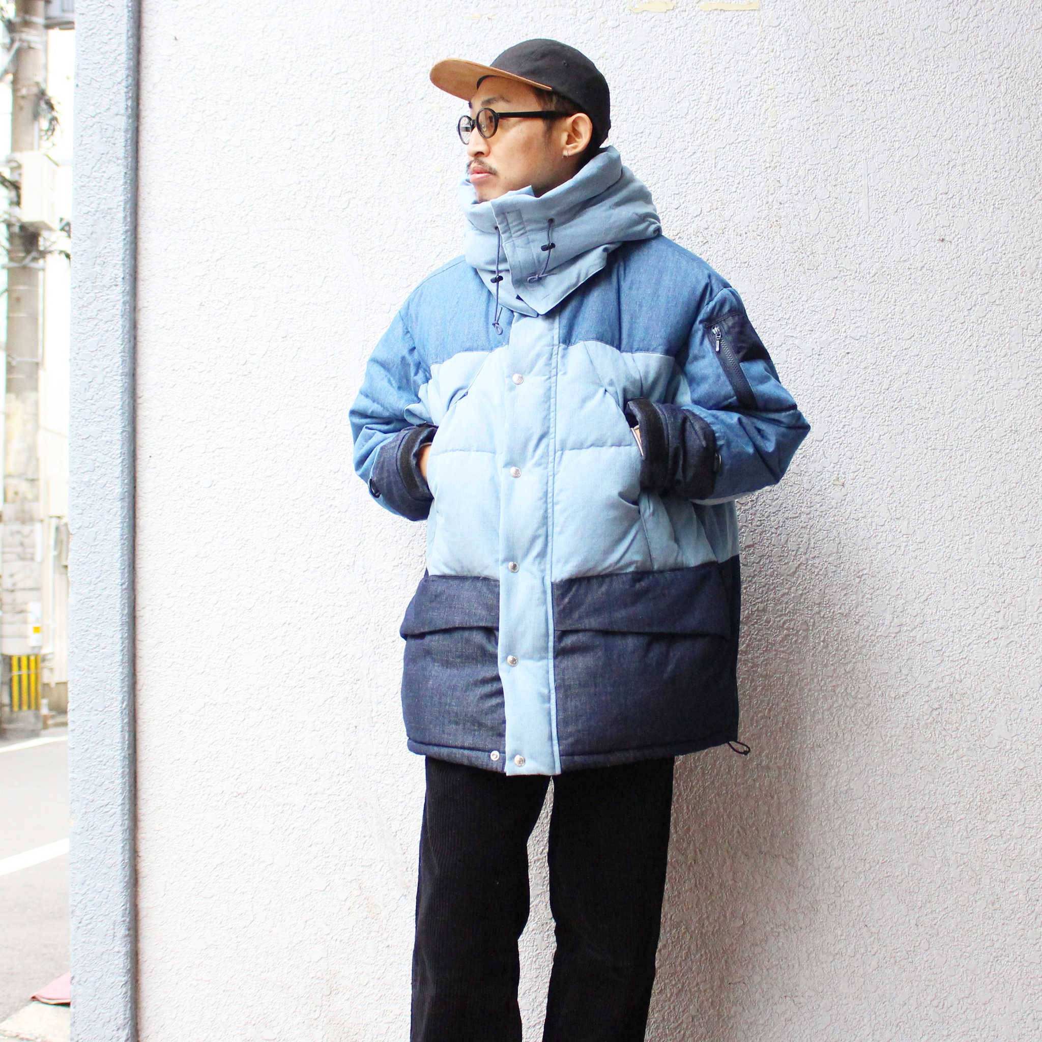 IMPRESTORE インプレストア / Shelly | denim down jacket デニムダウンジャケット (Denim color scheme デニムカラースキーム)
