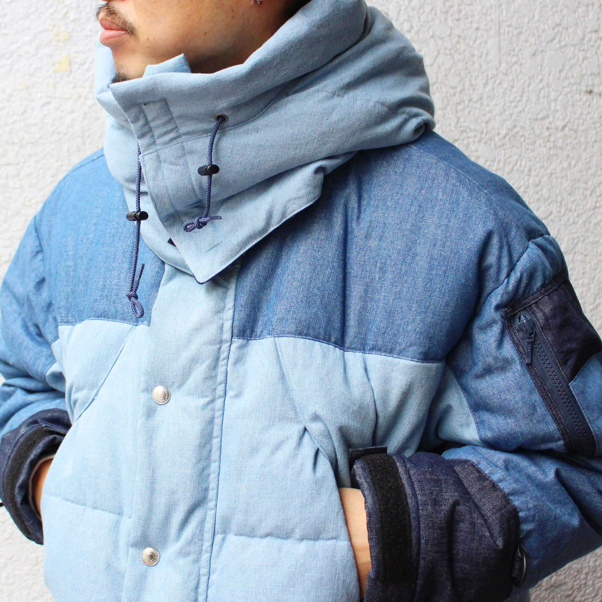 IMPRESTORE インプレストア / Shelly | denim down jacket デニムダウンジャケット (Denim color scheme デニムカラースキーム)