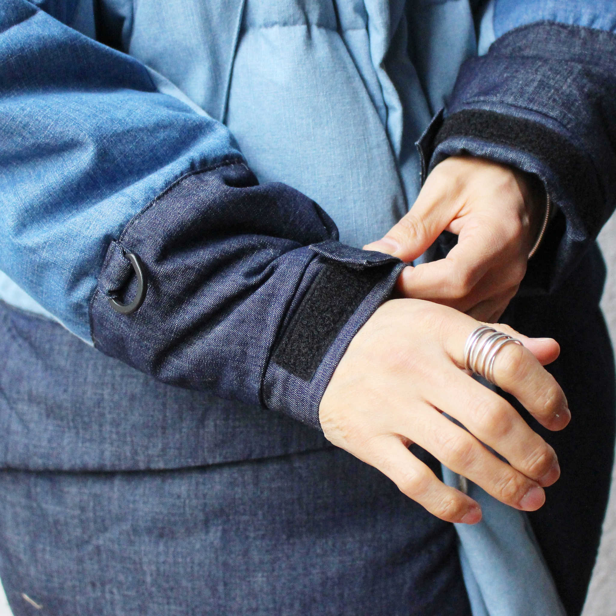 IMPRESTORE インプレストア / Shelly | denim down jacket デニムダウンジャケット (Denim color scheme デニムカラースキーム)