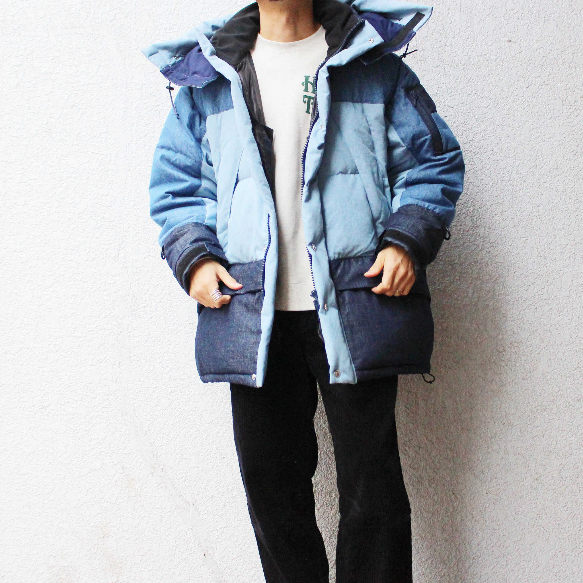 IMPRESTORE インプレストア / Shelly | denim down jacket デニムダウンジャケット (Denim color scheme デニムカラースキーム)