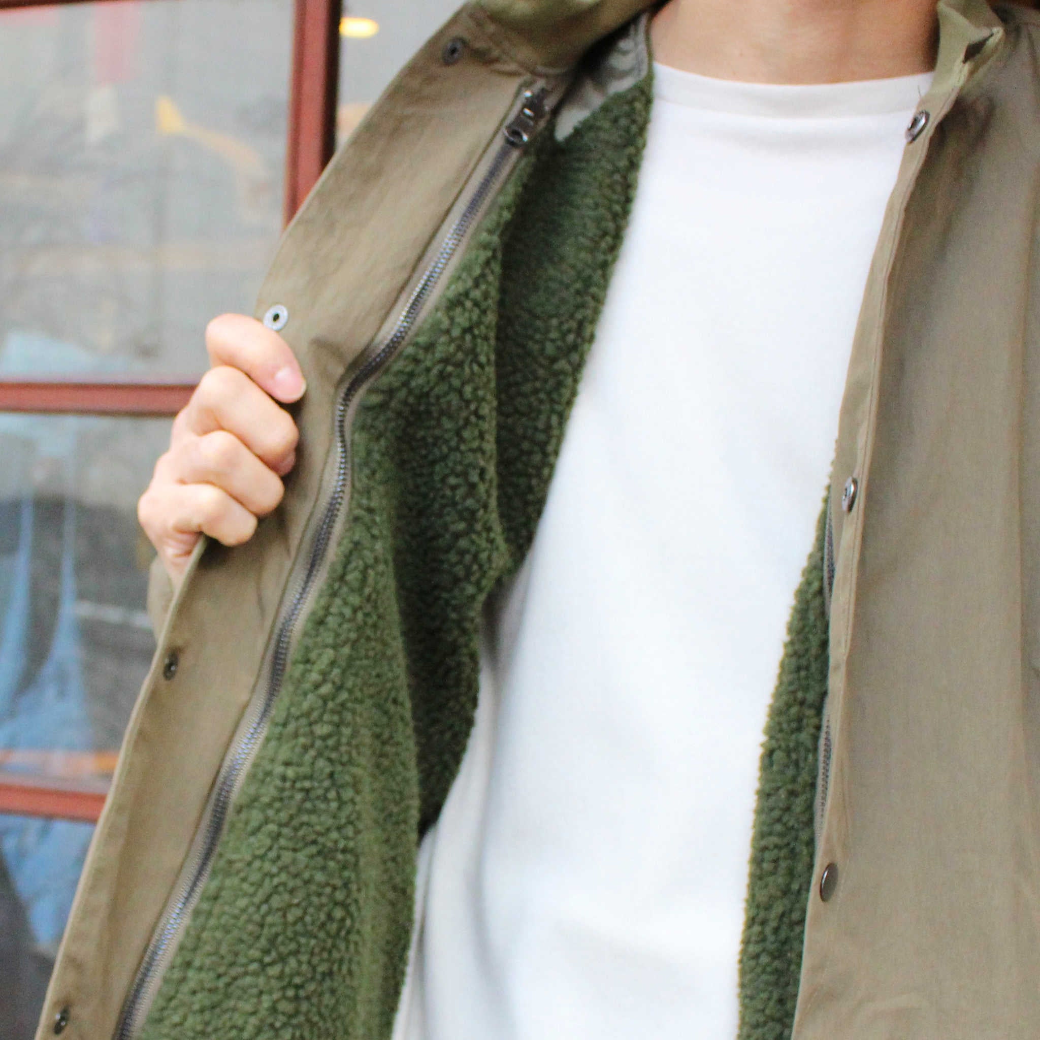 modemdesign モデムデザイン / 3WAY BOA COAT スリーウェイコート (KHAKI カーキ)