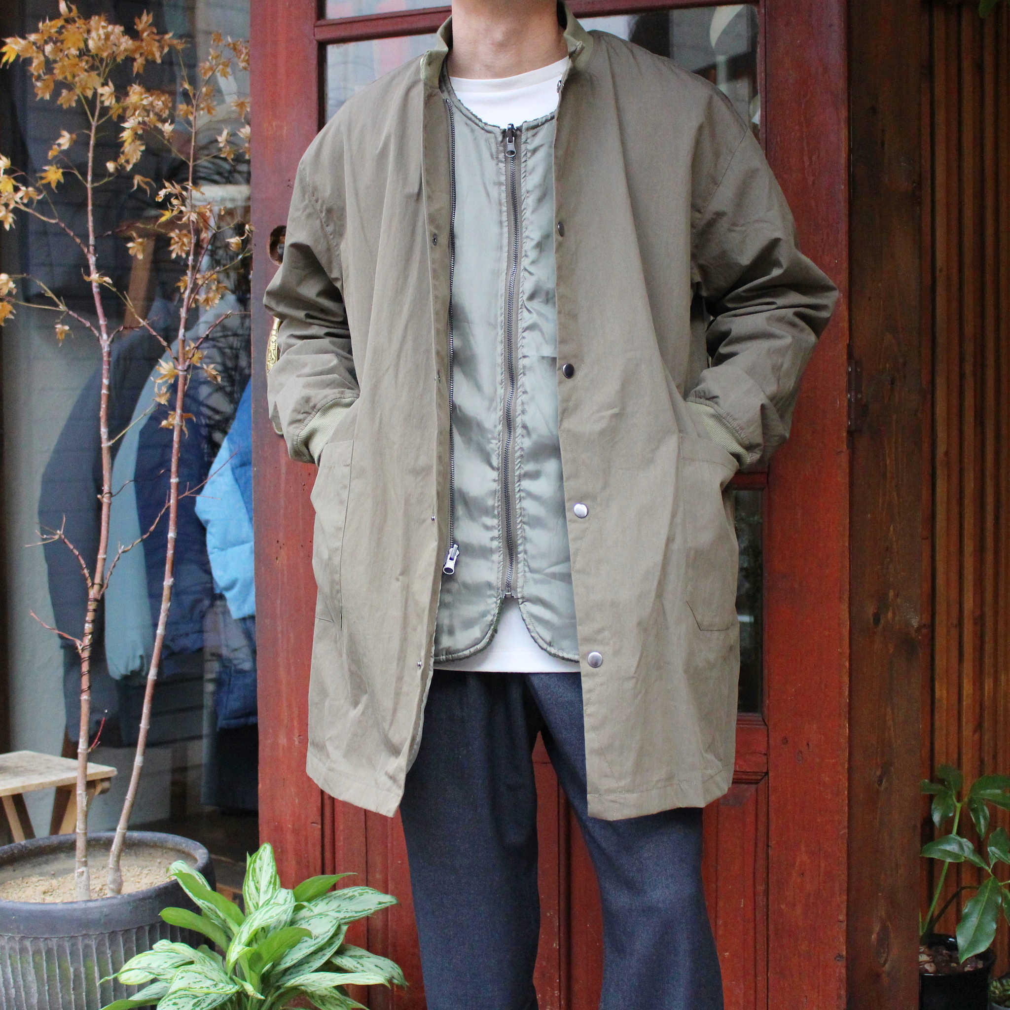 modemdesign モデムデザイン / 3WAY BOA COAT スリーウェイコート (KHAKI カーキ)