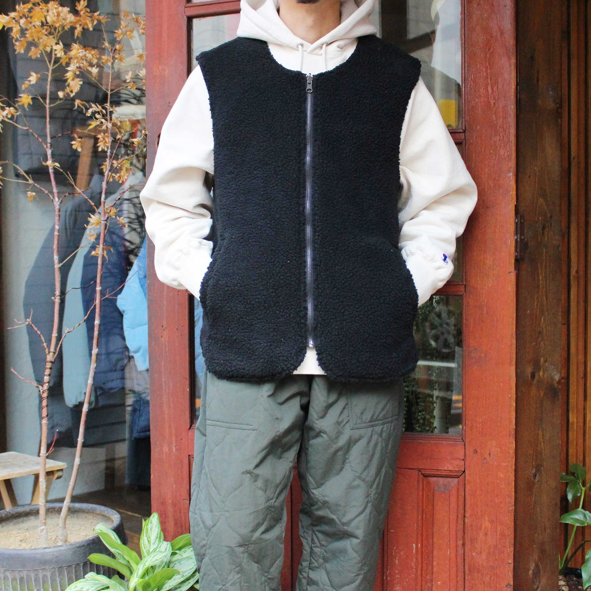 modemdesign モデムデザイン / 3WAY BOA COAT スリーウェイコート (BLACK ブラック)