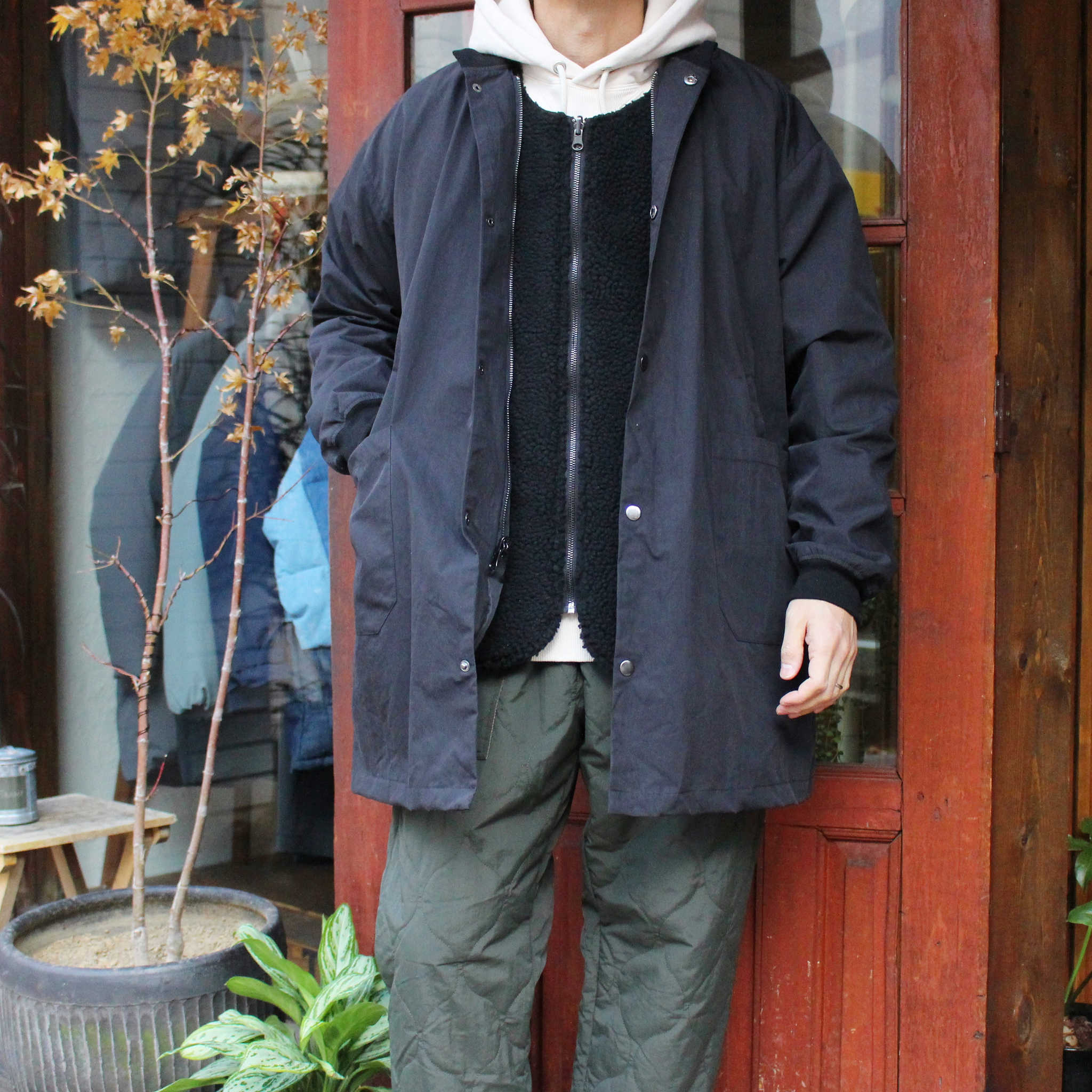 modemdesign モデムデザイン / 3WAY BOA COAT スリーウェイコート (BLACK ブラック)