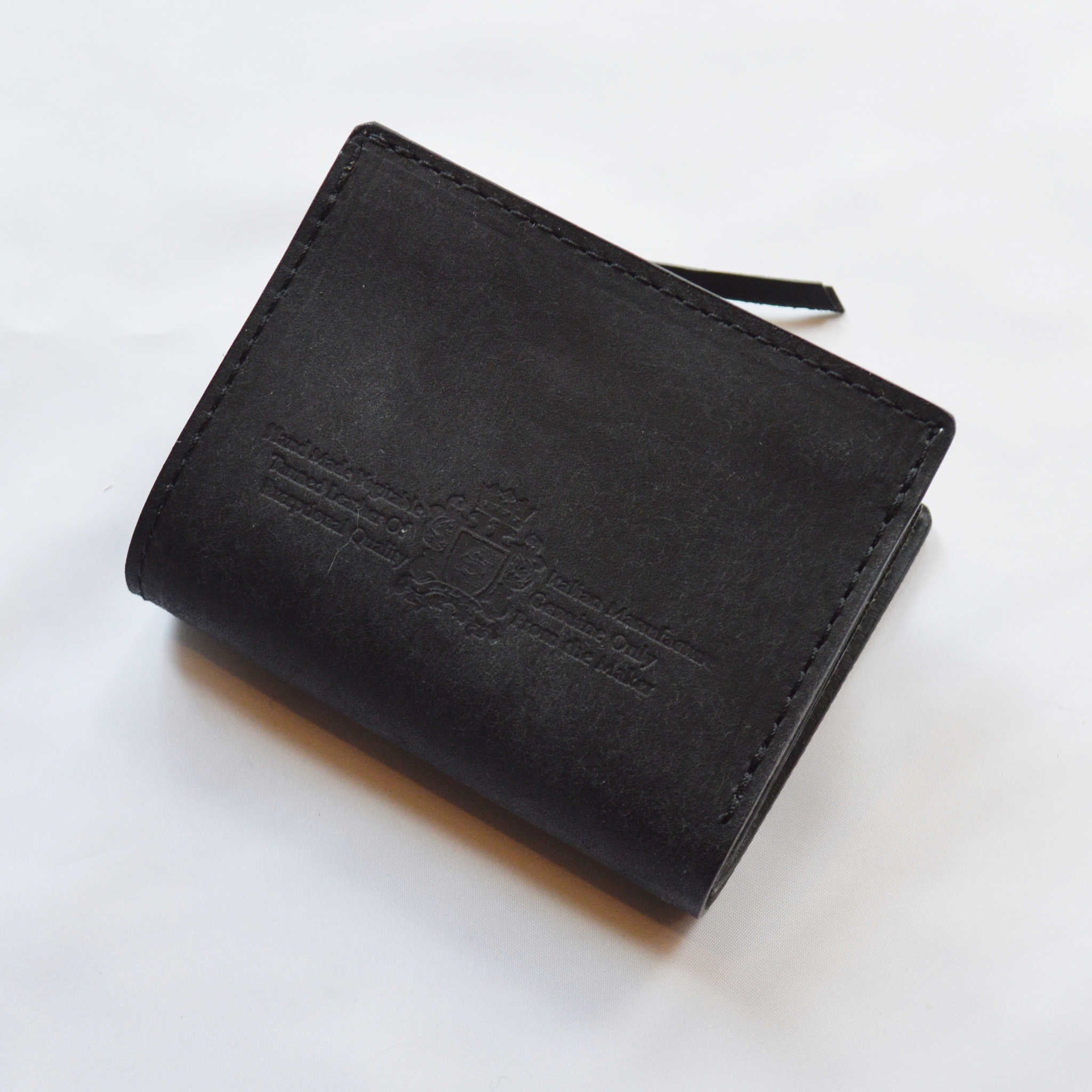 saranam サラナン / ZIP三つ折りサイフ (Pueburo BLACK プエブロブラック)