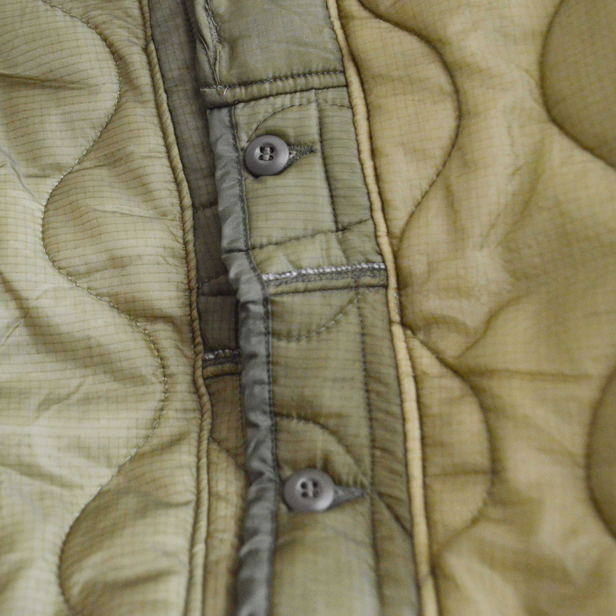 oddment オッドメント / QUILTING VEST キルティングベスト (OLIVE オリーブ)