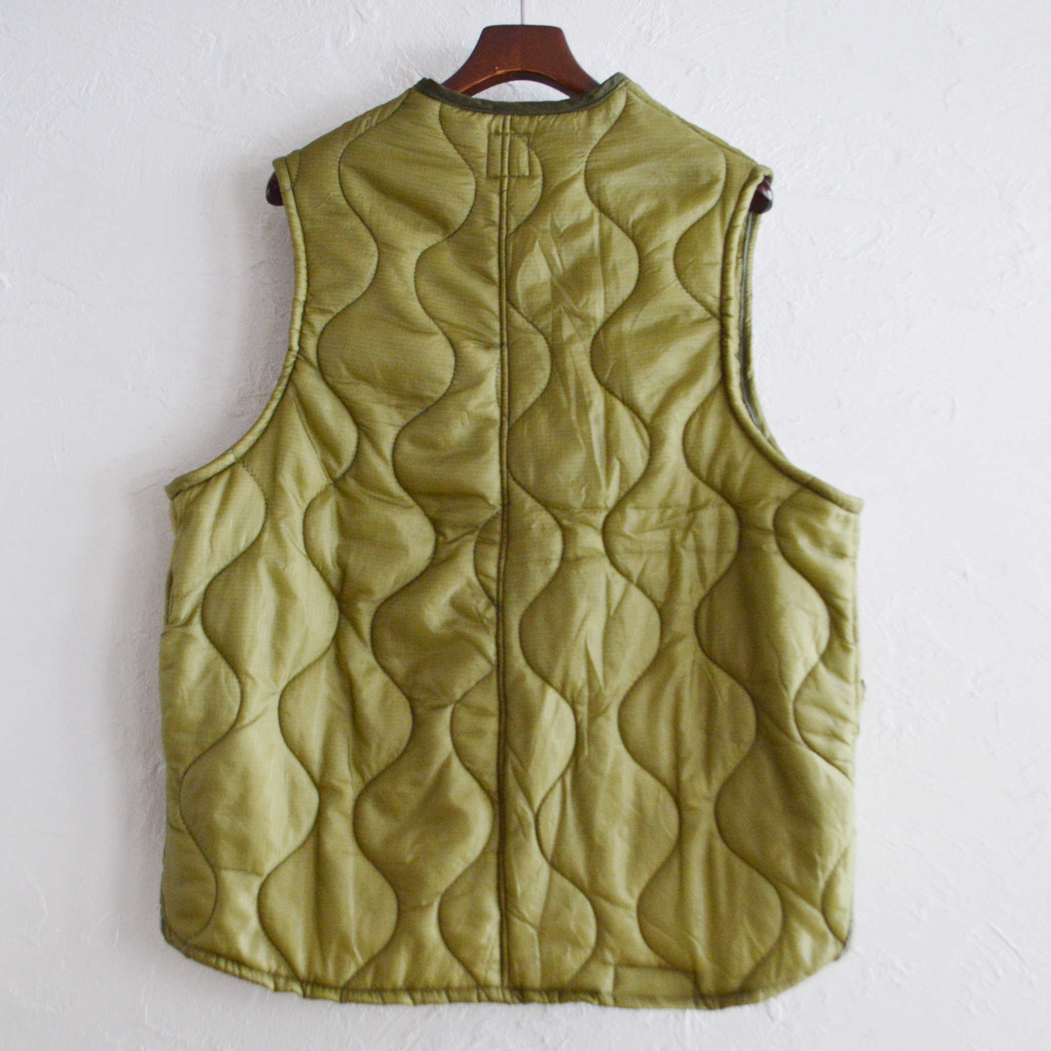 oddment オッドメント / QUILTING VEST キルティングベスト (OLIVE オリーブ)