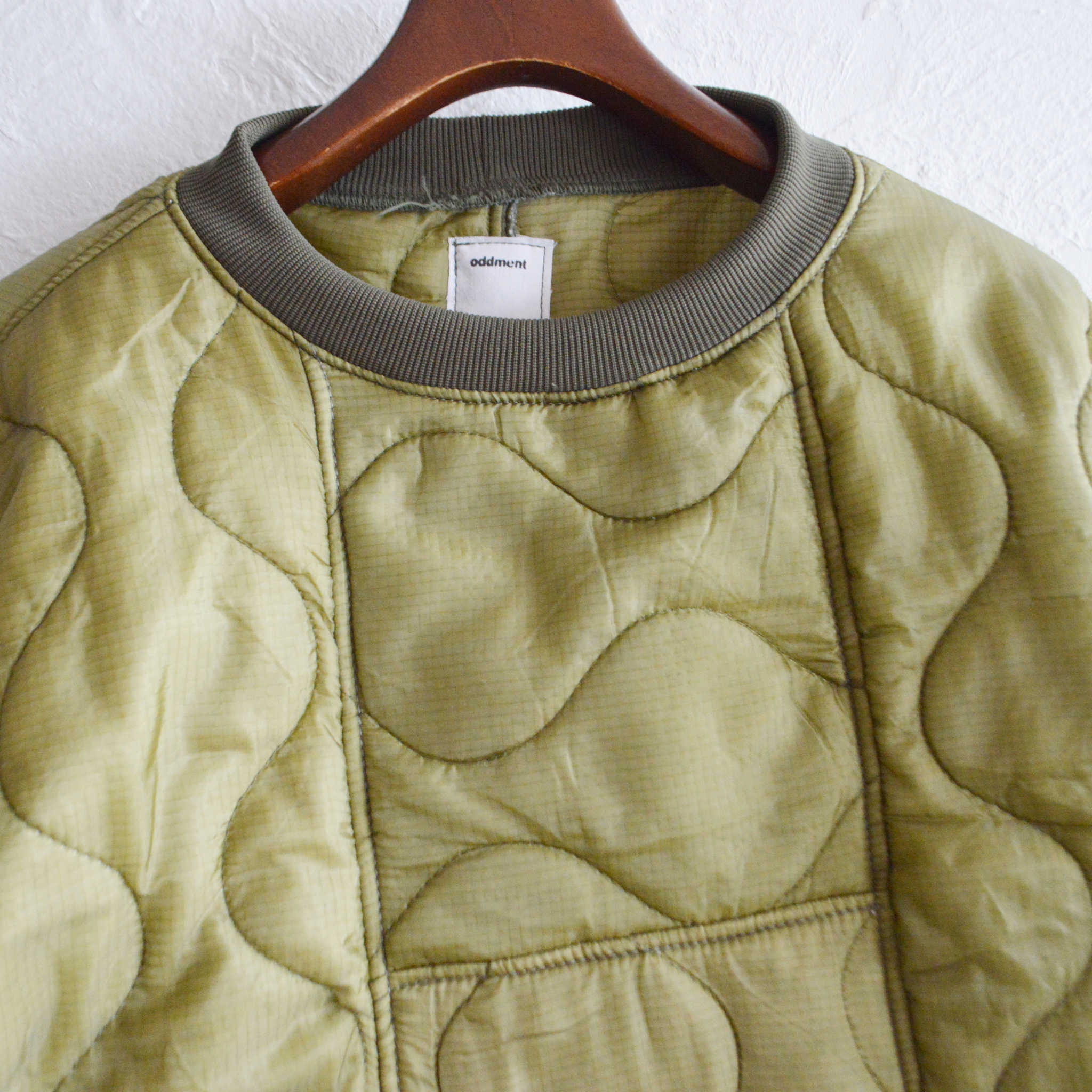 oddment オッドメント / QUILTING CREW キルティングクルー (OLIVE オリーブ)