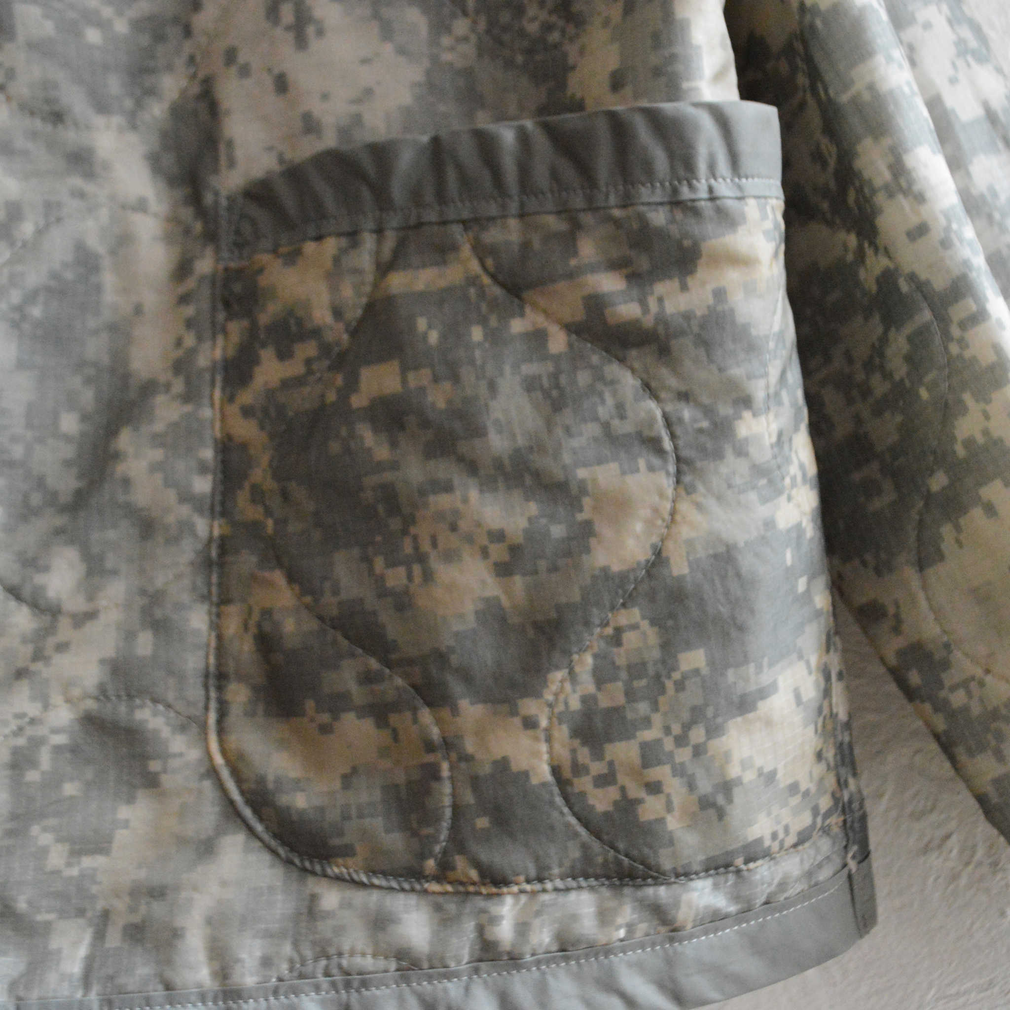 oddment オッドメント / QUILTING SHORT JACKET キルティングショートジャケト (ACU CAMO エーシーユーカモ)