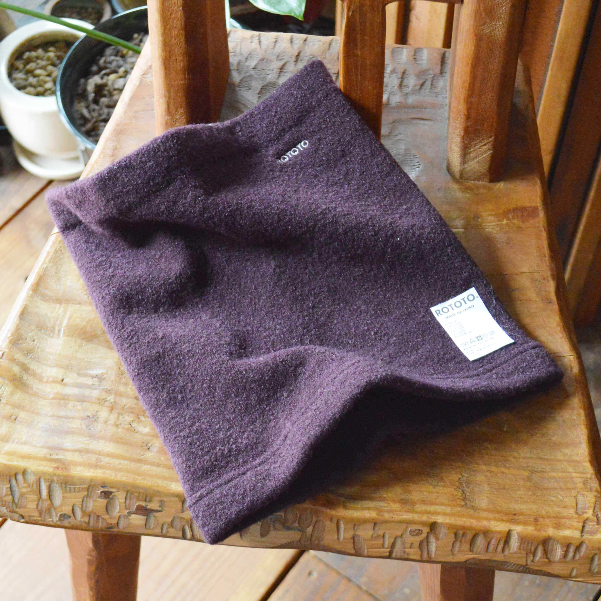 ROTOTO ロトト / MOF NECK WARMER モフネックウォーマー