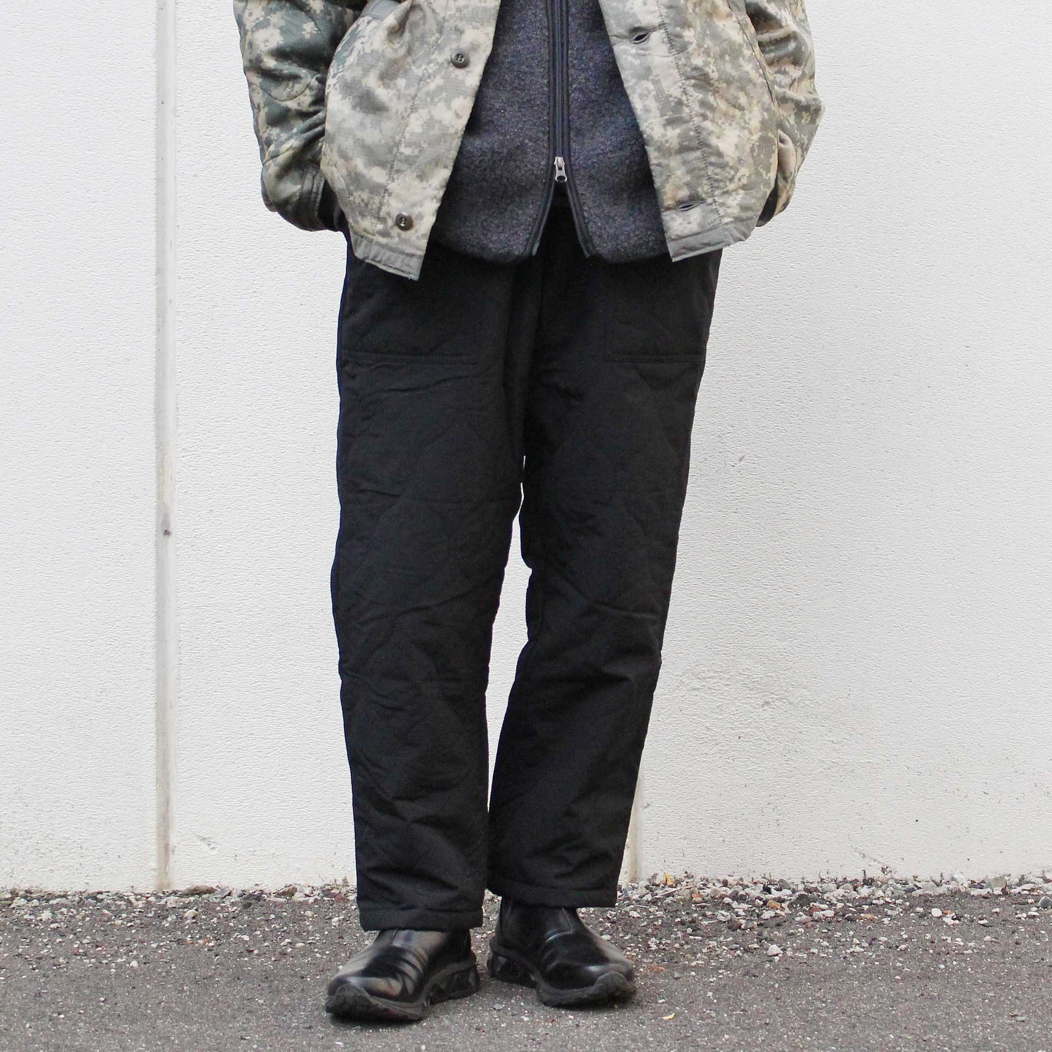 AXESQUIN アクシーズクイーン / QUILTED FATIGUE PANTS 2.0 キルティングファティーグパンツ (BLACK ブラック)