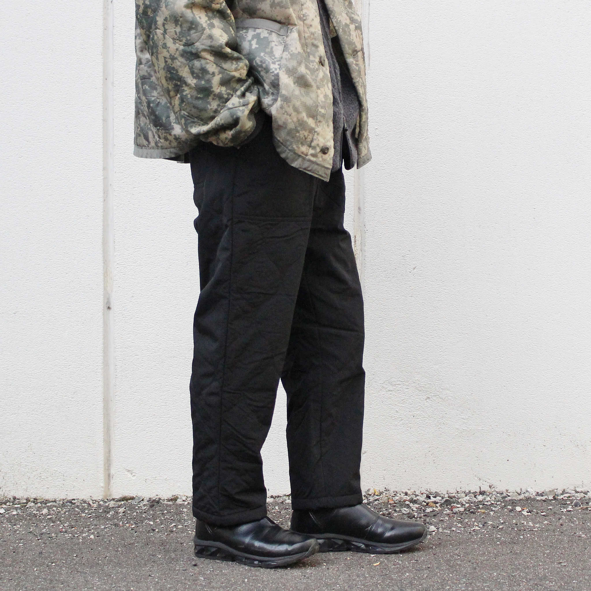 AXESQUIN アクシーズクイーン / QUILTED FATIGUE PANTS 2.0 キルティングファティーグパンツ (BLACK ブラック)